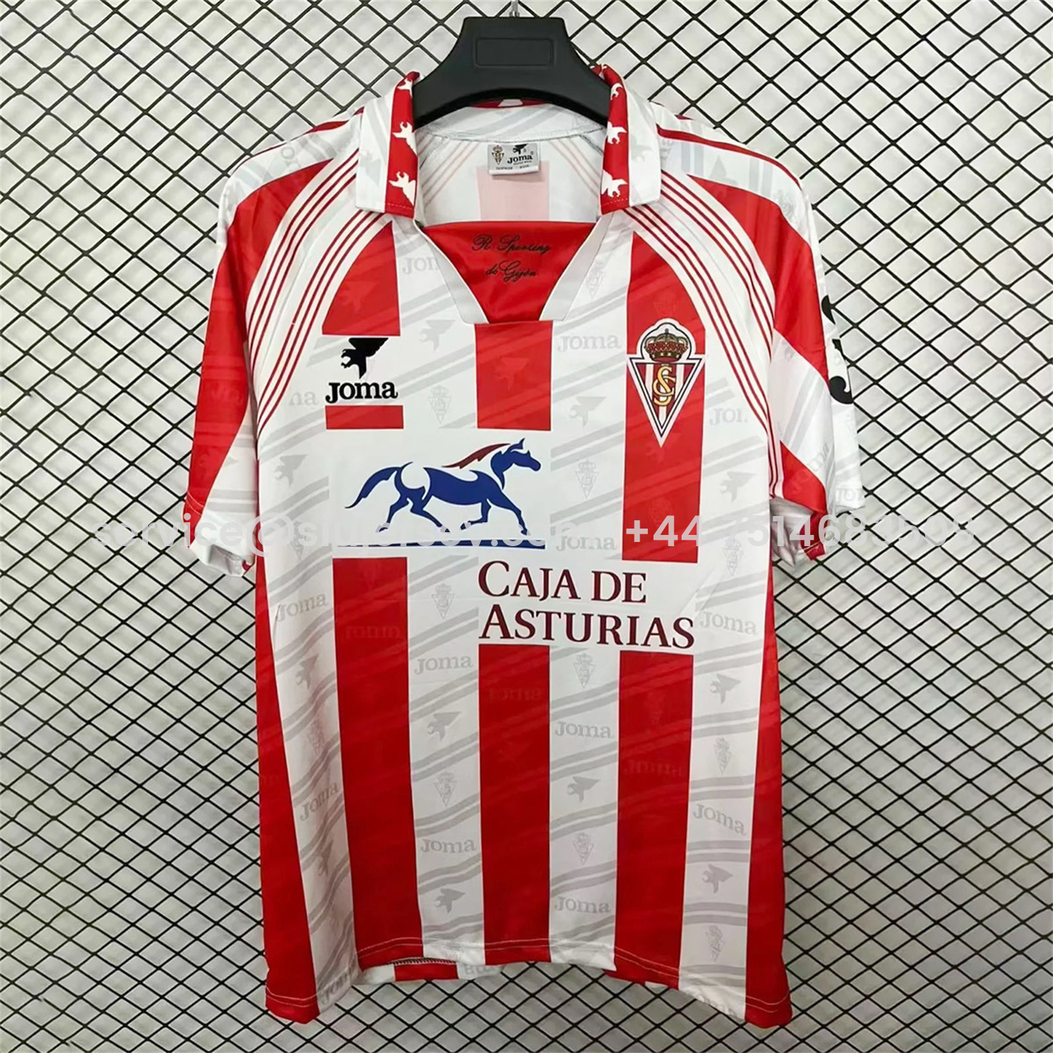 SIUjerseys-Retro Sporting de Gijon 1995-96 Home Jersey