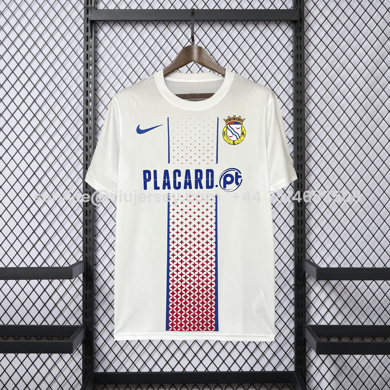 SIUjerseys-Alverca 25-26 Away White Jersey - Fans Version