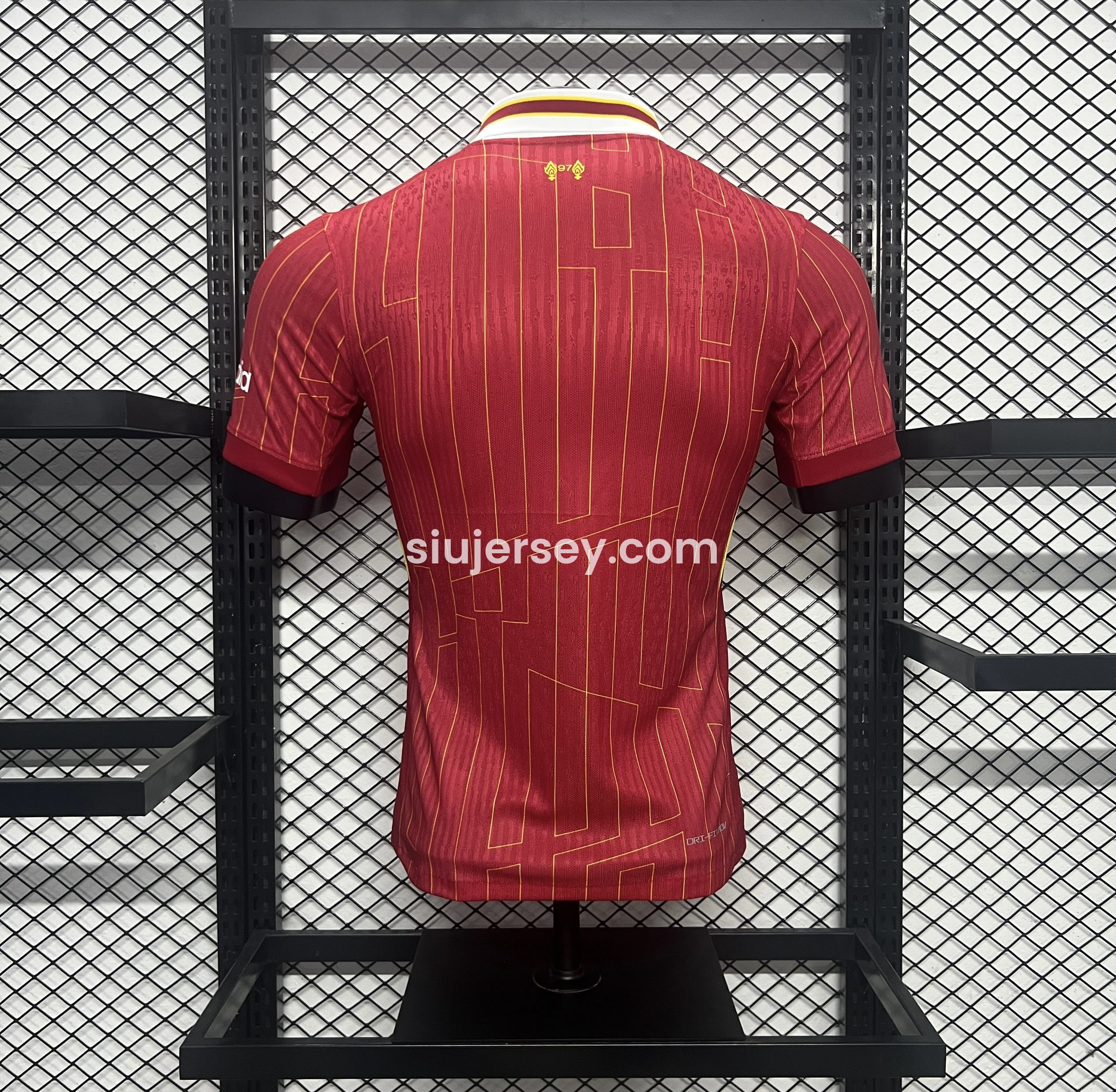 SIUjerseys-Liver.pool 24-25 Home Jersey with Golden Champions Patch - Player Version