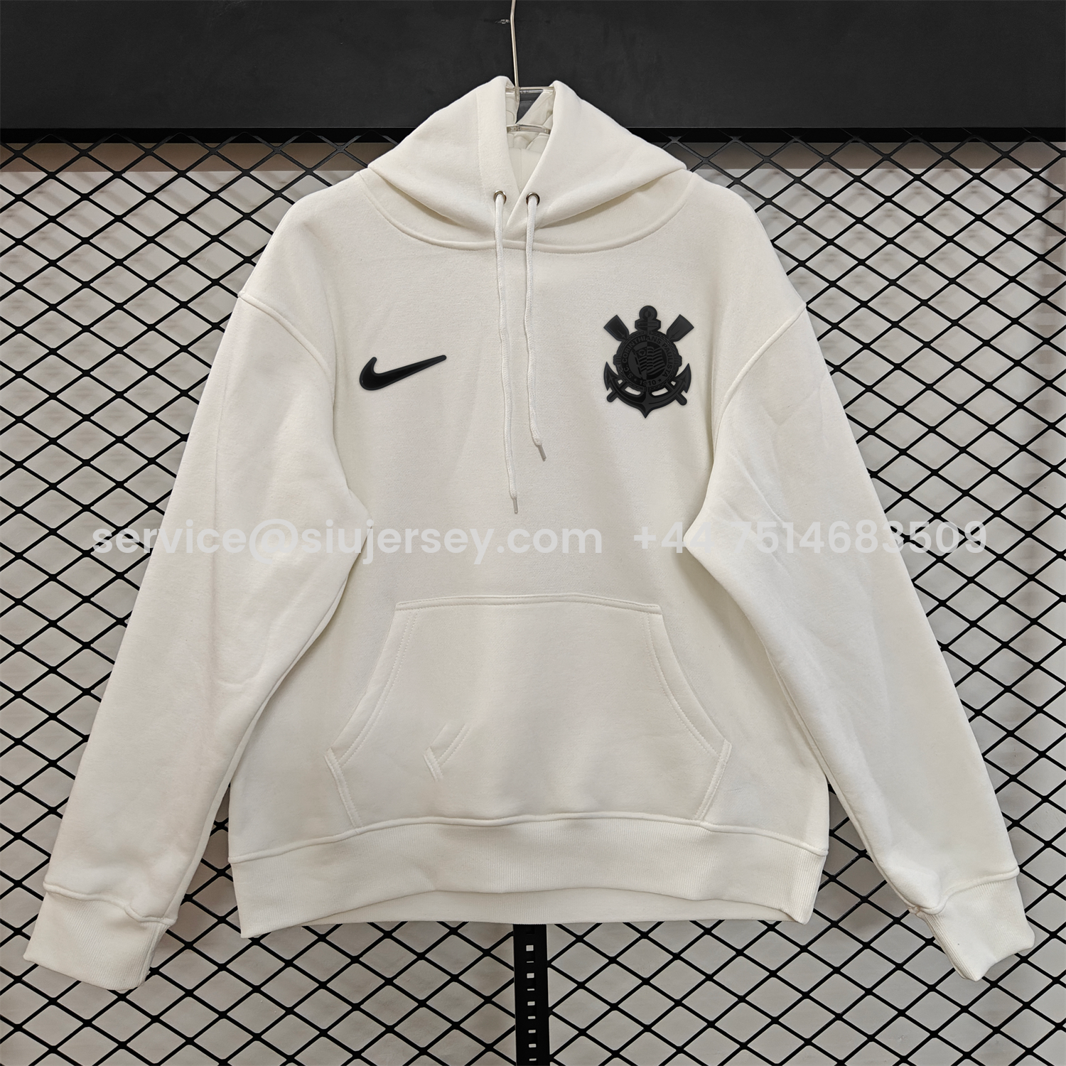 SIUjerseys-Corinthians 25-26 Originals Terrace Black Icon Unisex Pullover Hoodie