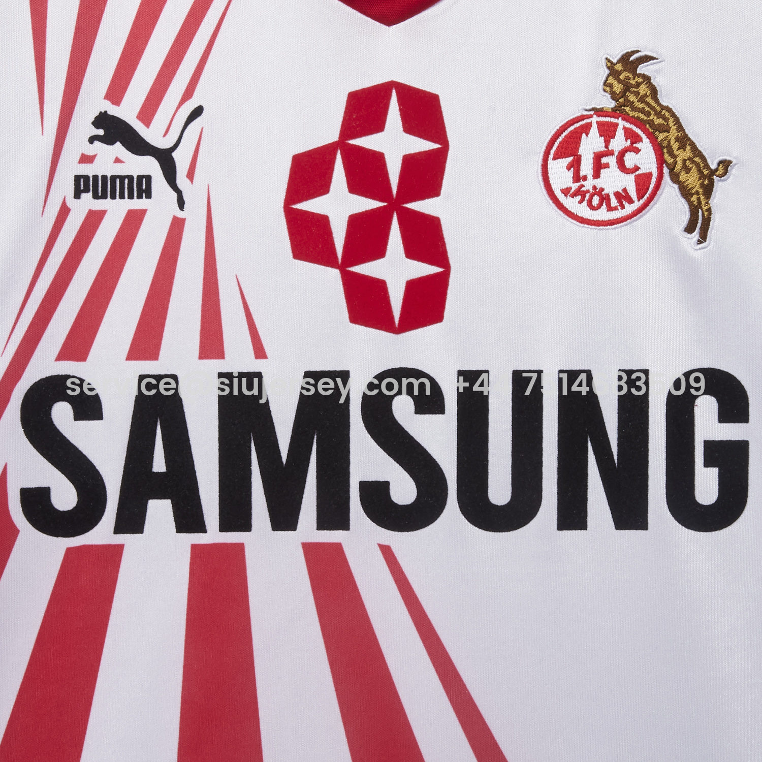 SIUjerseys-Retro 1. FC Köln 1990-91 Home Jersey