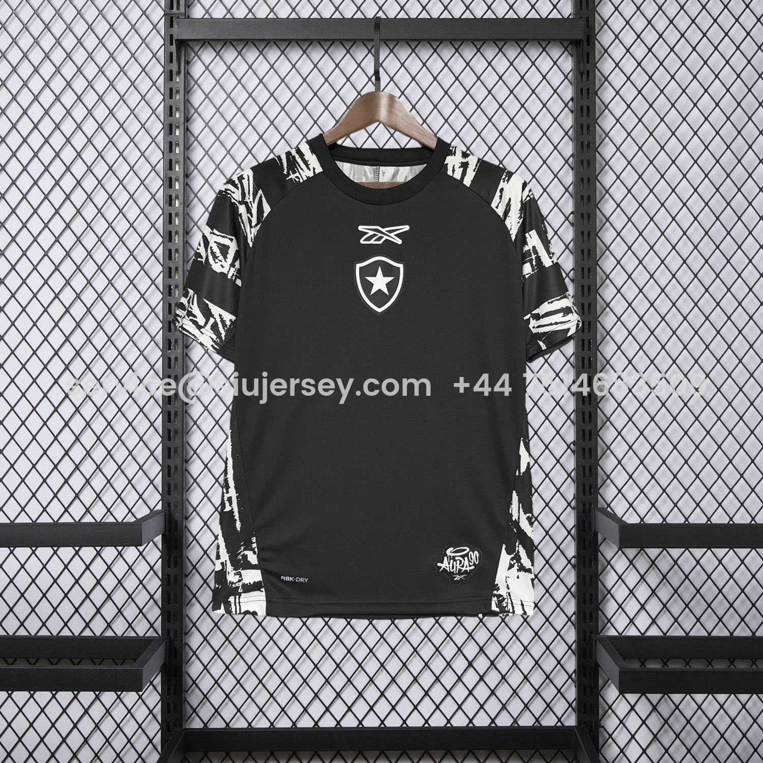 SIUjerseys-Botafogo 25-26 Black Pre-Match Jersey - Fans Version