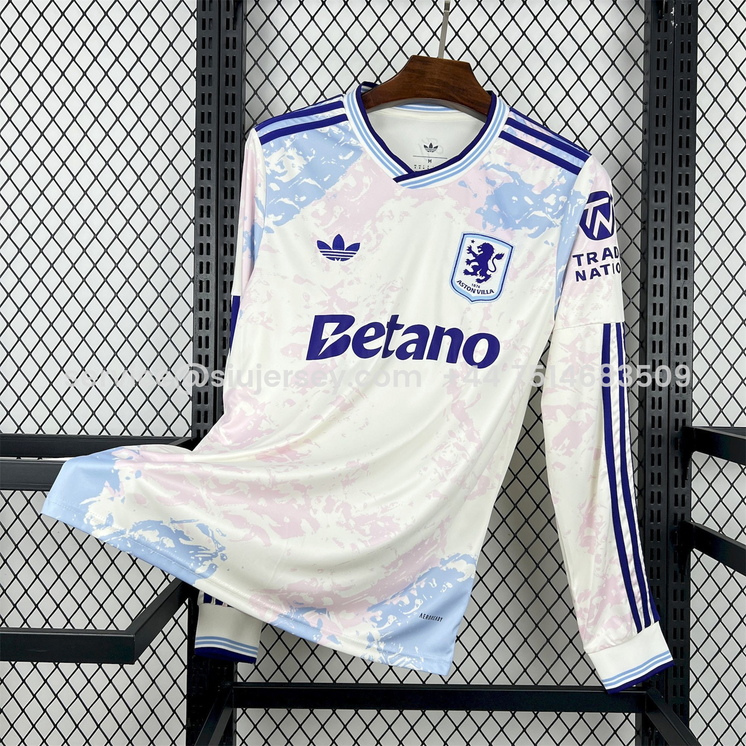 SIUjerseys-Aston Villa 25-26 Third Long Sleeves Jersey - Fans Version