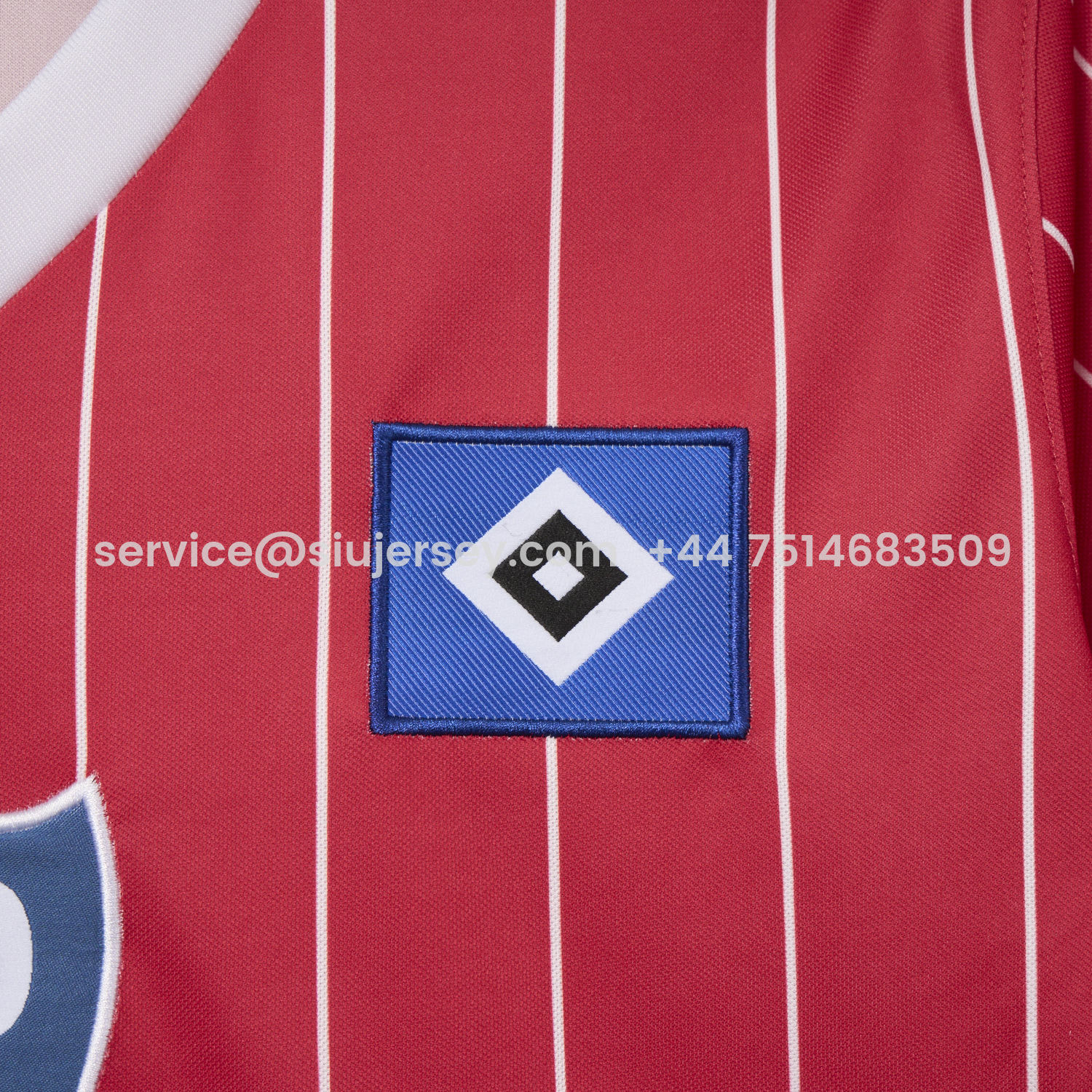 SIUjerseys-Retro Hamburger SV 1984 Away Jersey