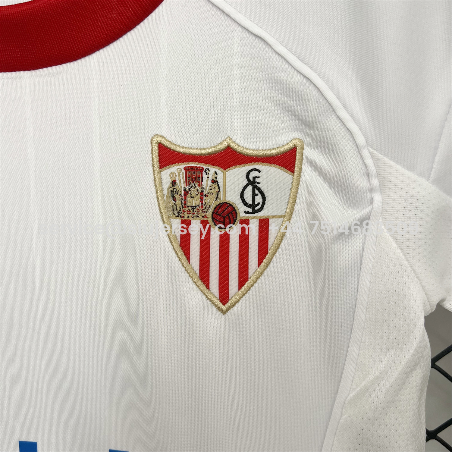 SIUjerseys-Sevilla 25-26 Home Kids Kit