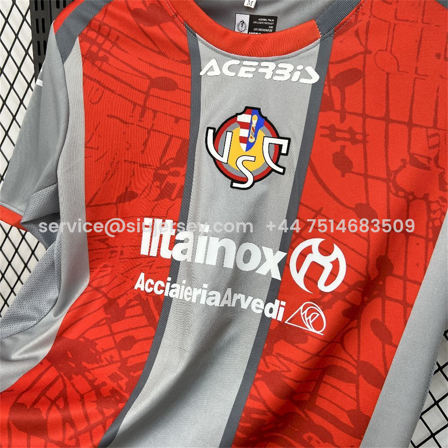 SIUjerseys-Cremonese 25-26 Home Jersey - Fans Version