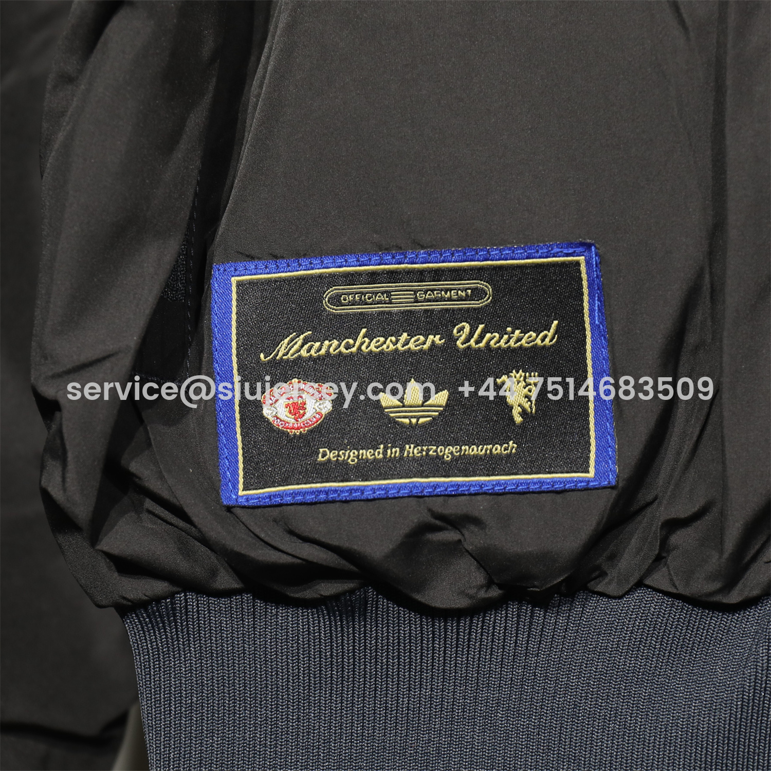 SIUjerseys-Manchester United 25-26 Double Sided Reversible Windbreaker - Black & Purple