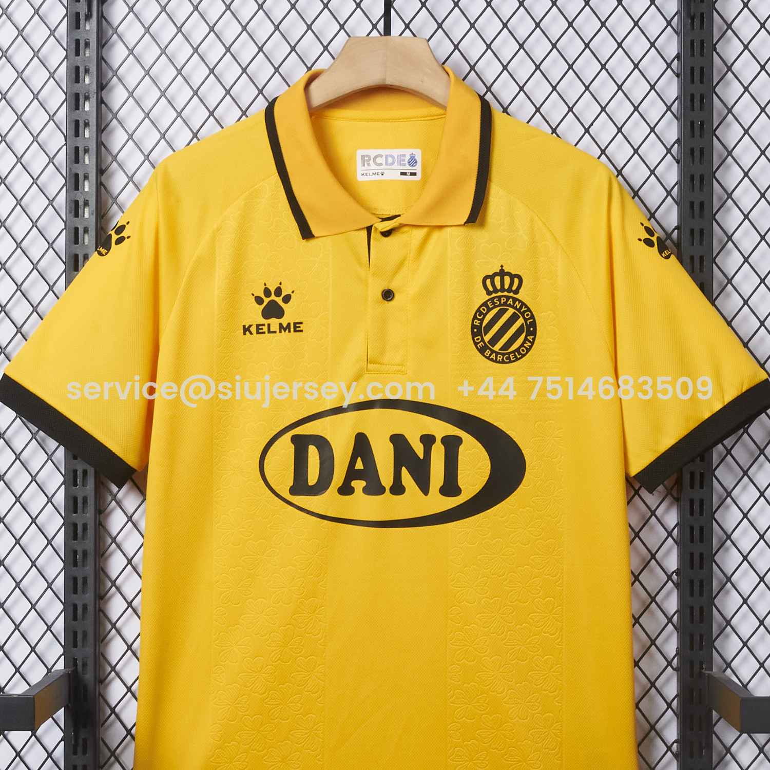 SIUjerseys-RCD Espanyol 25-26 125th Anniversary Yellow Jersey - Fans Version