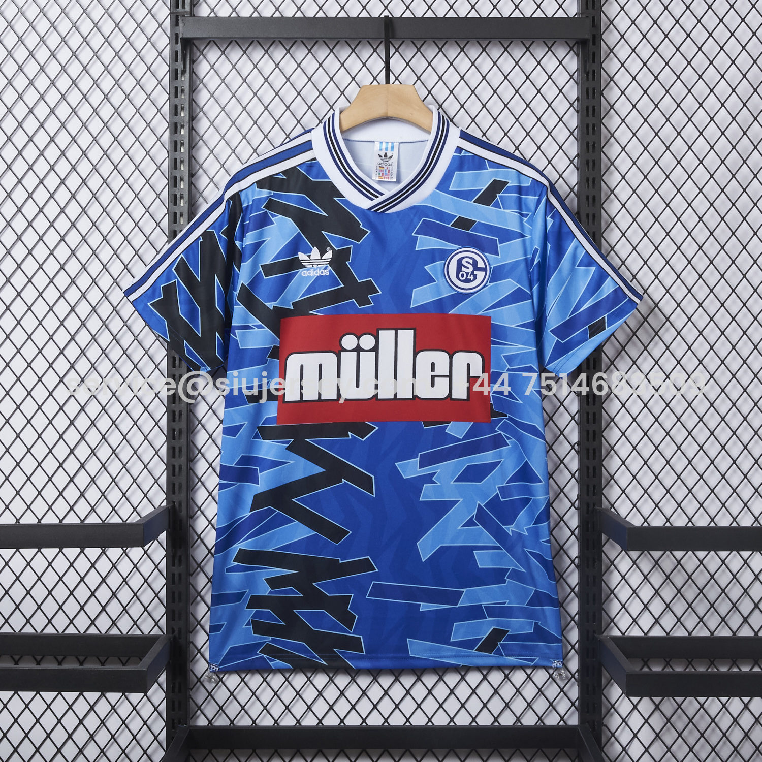 SIUjerseys-Retro Schalke 04 1993-94 Home Jersey
