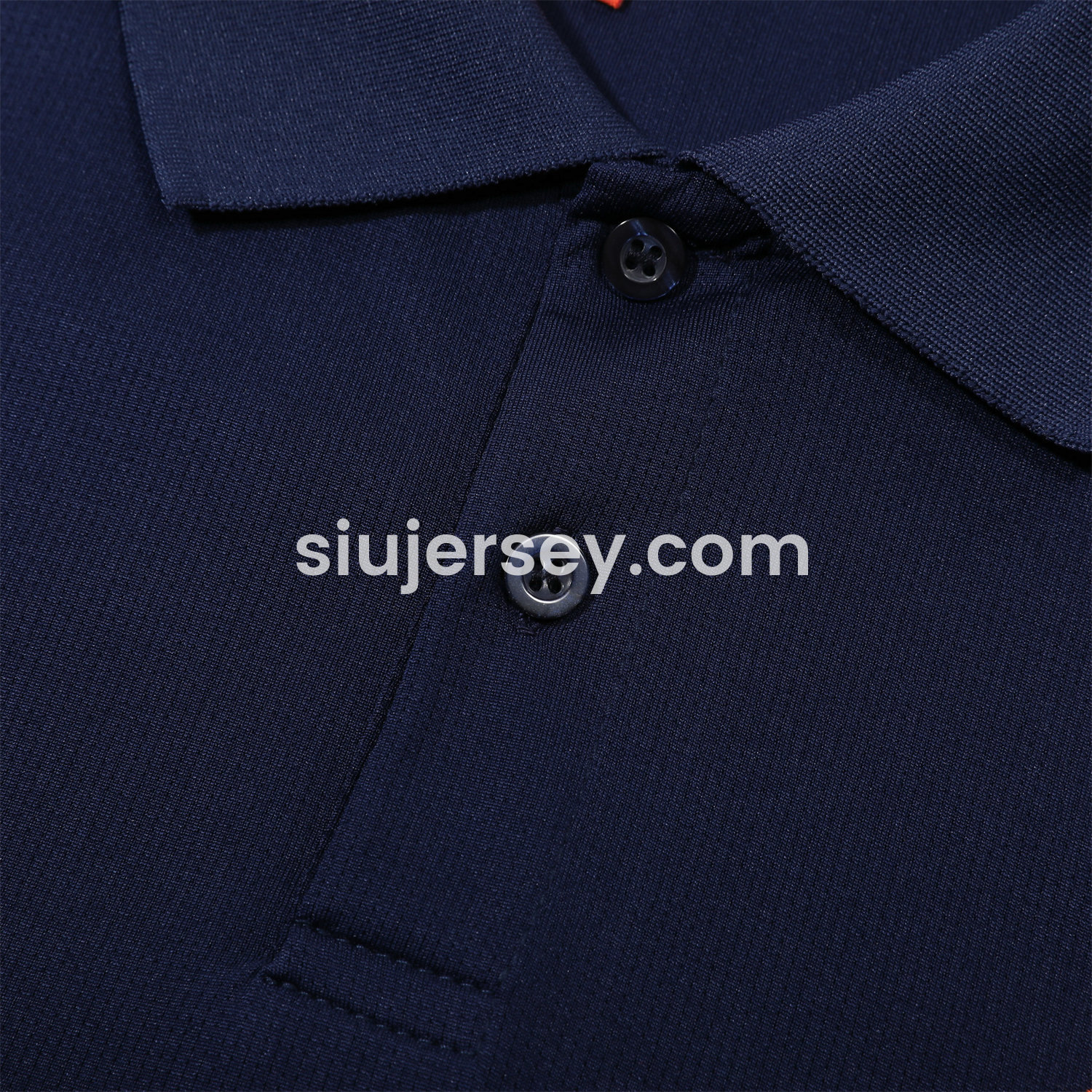 SIUjerseys-Marseille 25-26 POLO Short-Sleeve Training Set - Deep Blue Top and Pants