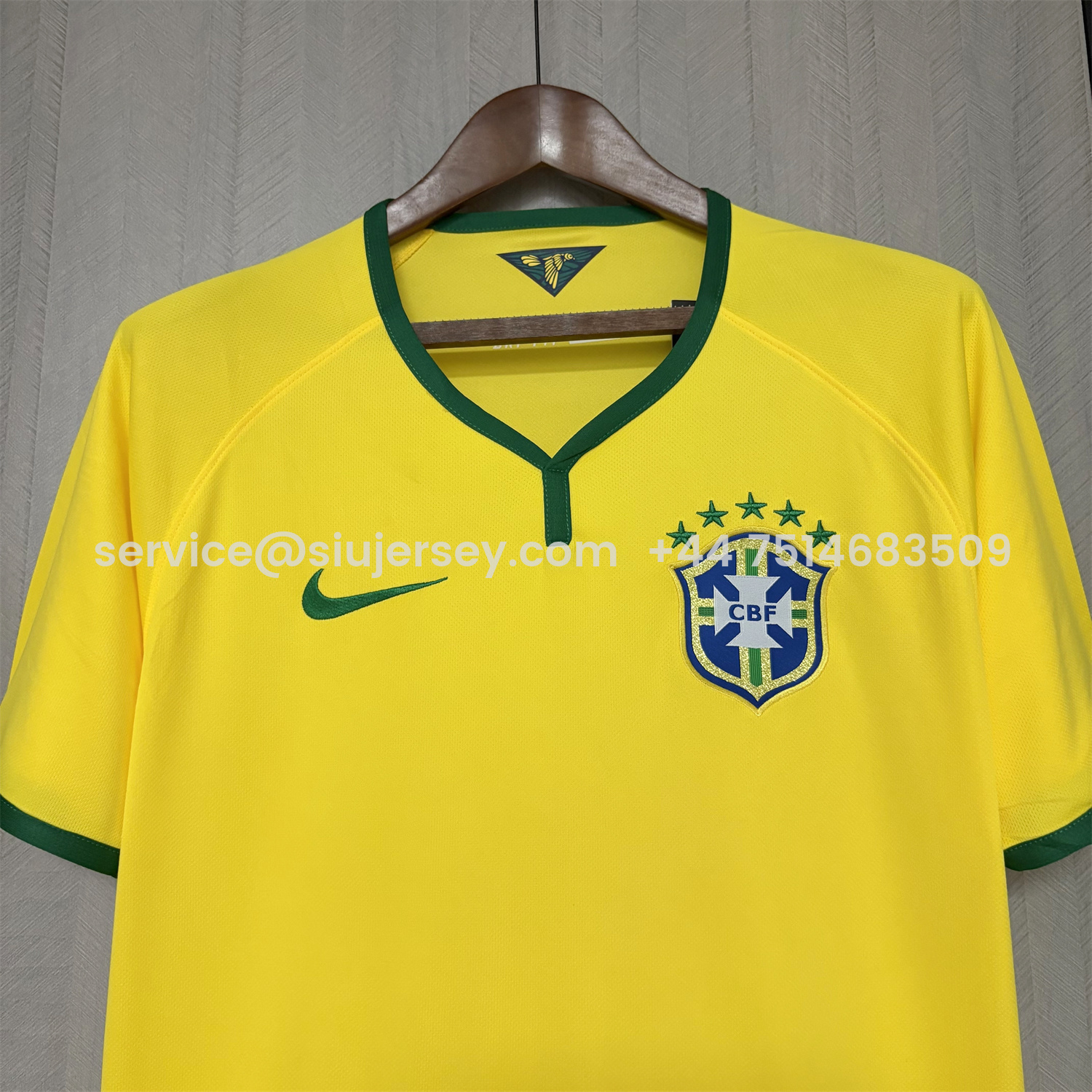 SIUjerseys-Retro Brazil 2014 Home Jersey