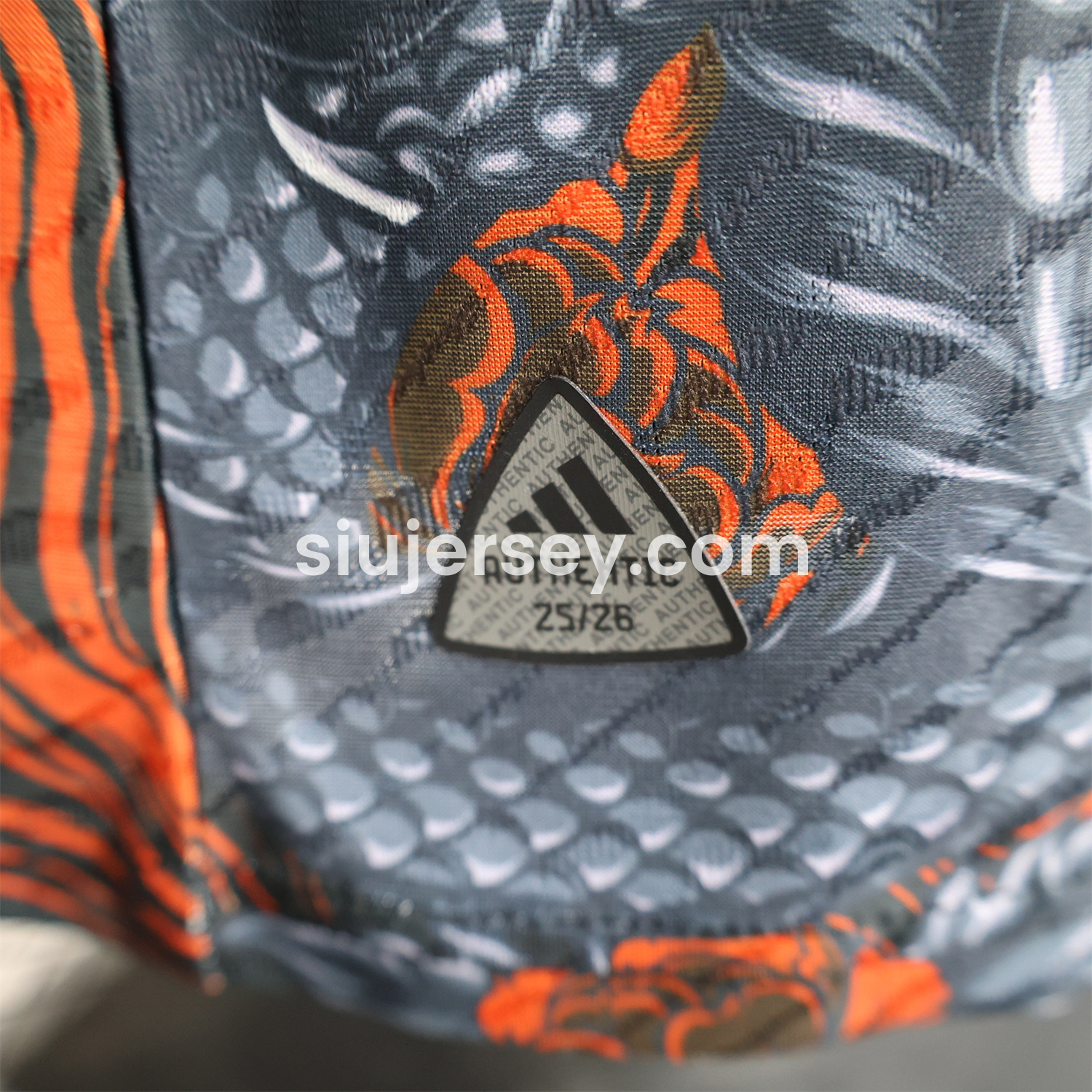 SIUjerseys-Real Madrid 25-26 Grey Chinese Loong and Red Fire Black Jersey - Player Version