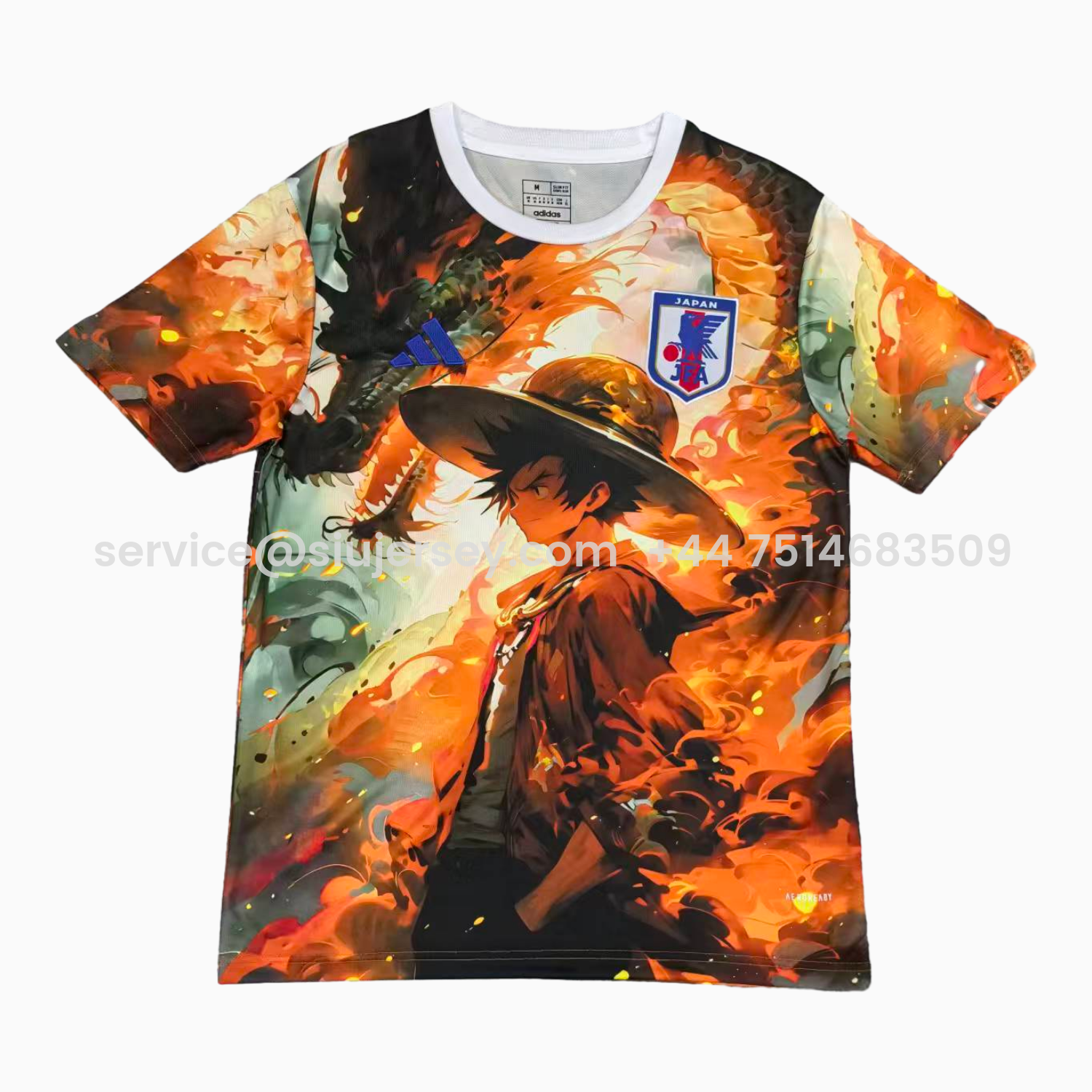 SIUjerseys-Japan 25-26 Fire Dragon And Luffy Special Jersey - Fans Version