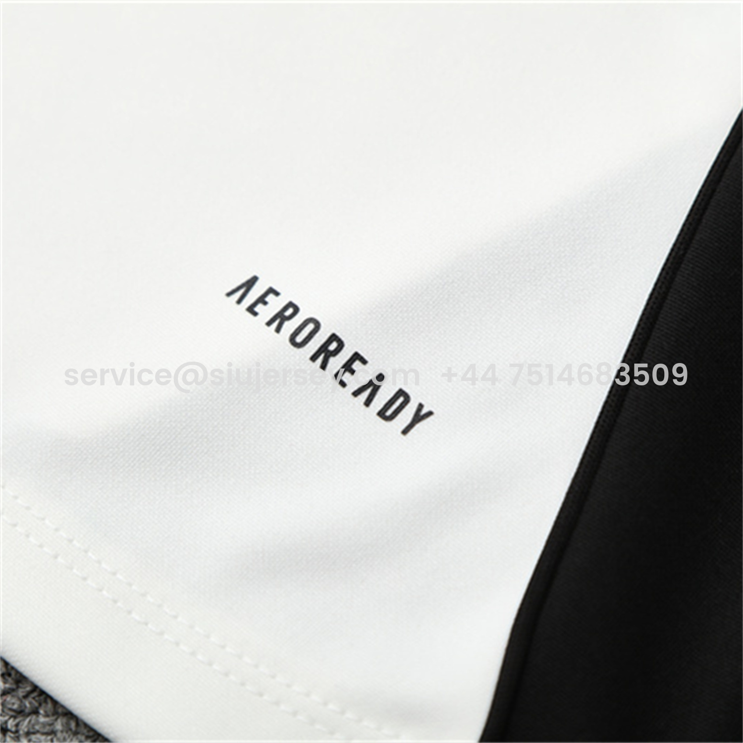 SIUjerseys-Liver.pool 25-26 Kids Long Sleeve Training Set - White Top & Black Pants