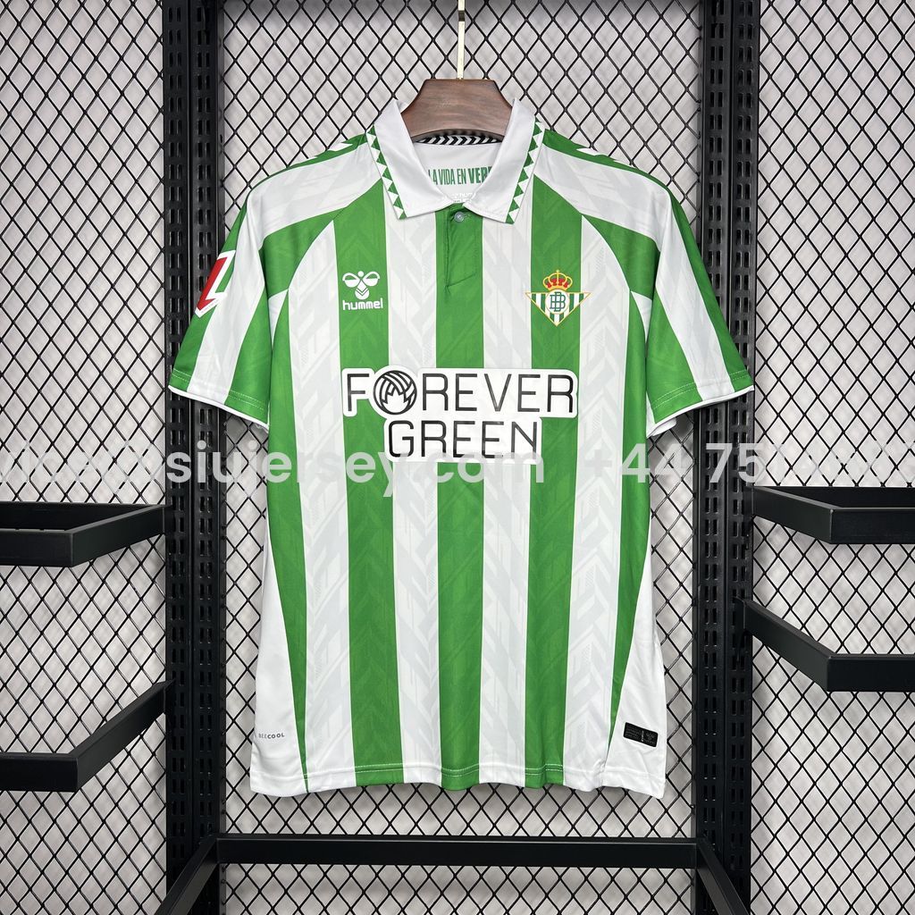 SIUjerseys-Real Betis 24-25 Home Stadium Jersey - Fans Version