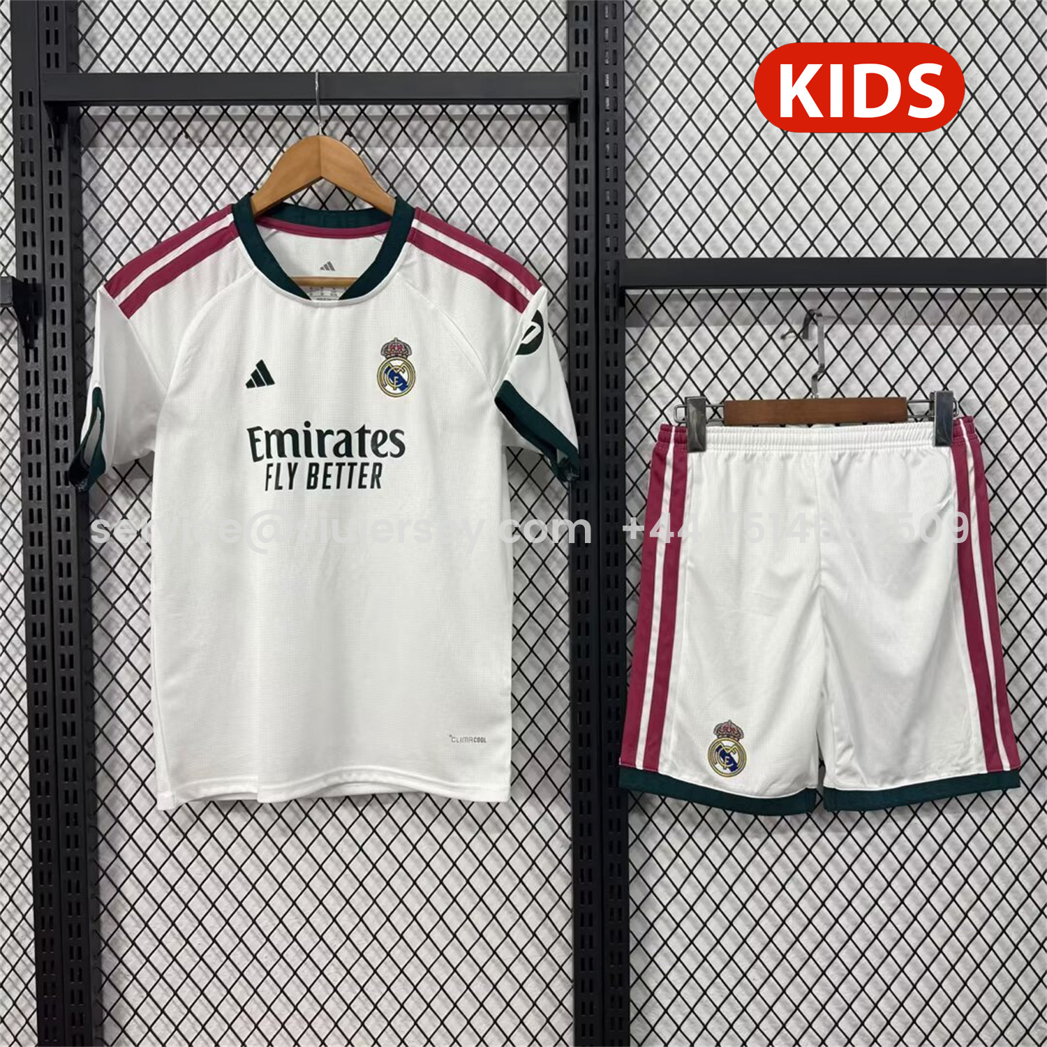 SIUjerseys-Real Madrid 26-27 Home Kids Kit - Fans Version