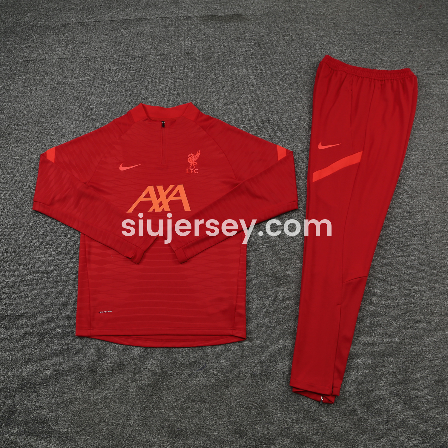 SIUjerseys-Liver.pool 24-25 Long Sleeve Training Set - Red Top and Pants