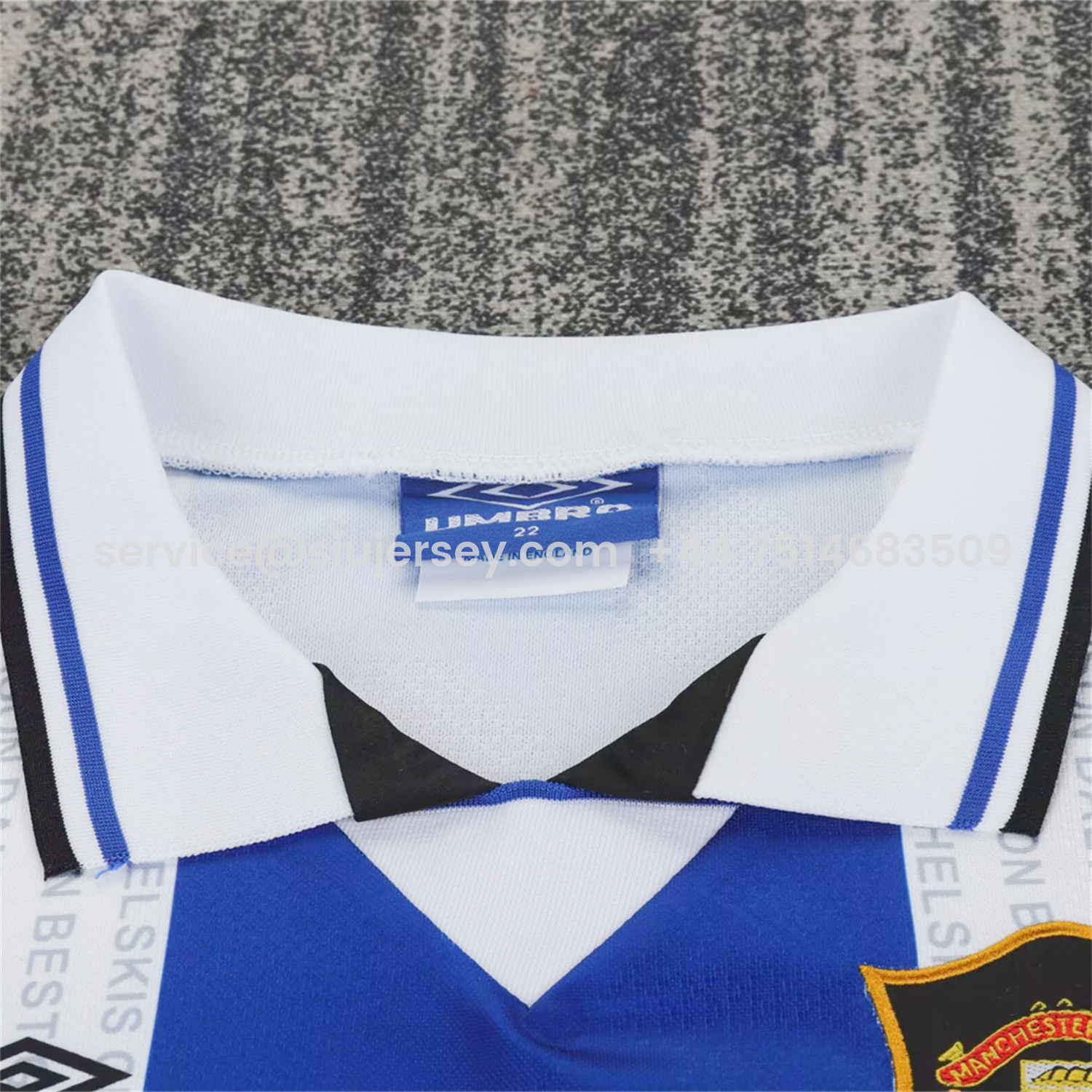 SIUjerseys-Retro Manchester United 94-96 Away Kids Kit