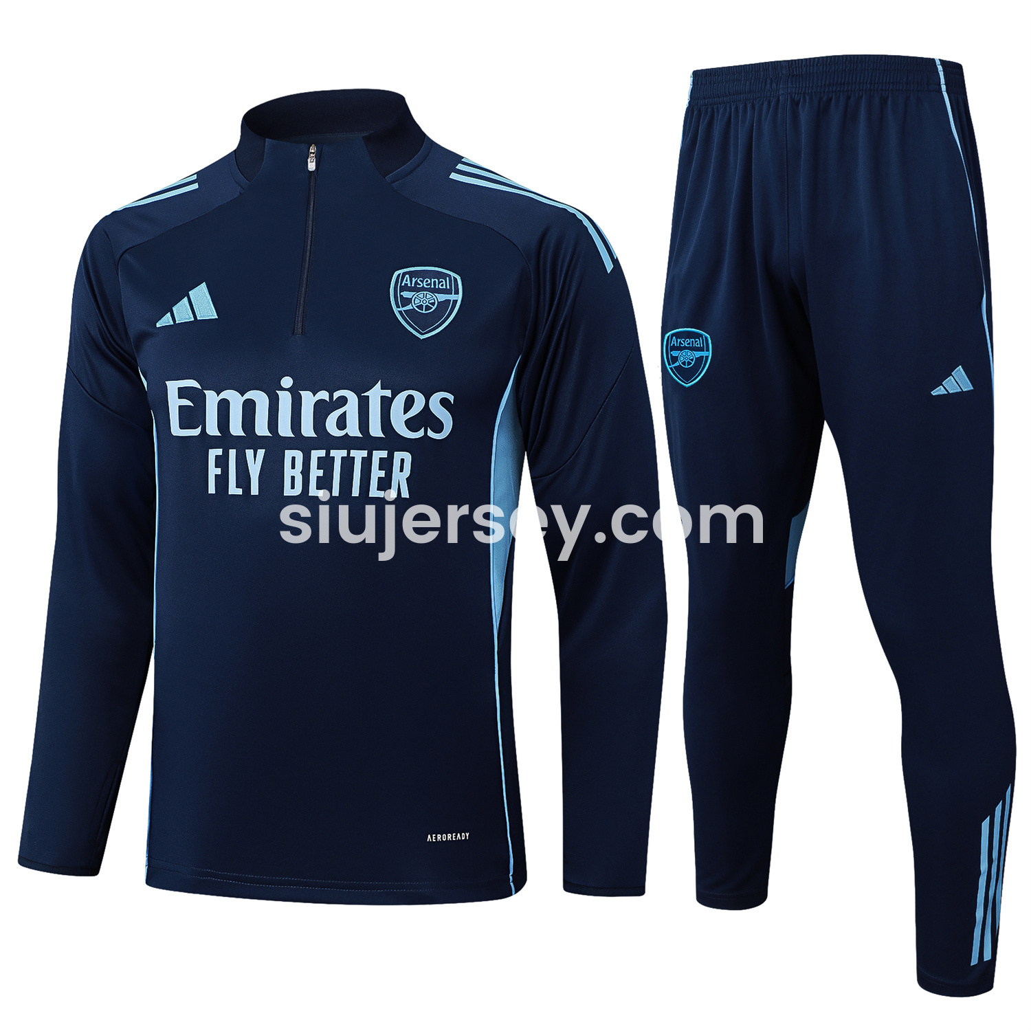 SIUjerseys-Arsenal 25-26 Long Sleeve Training Set - Deep Blue