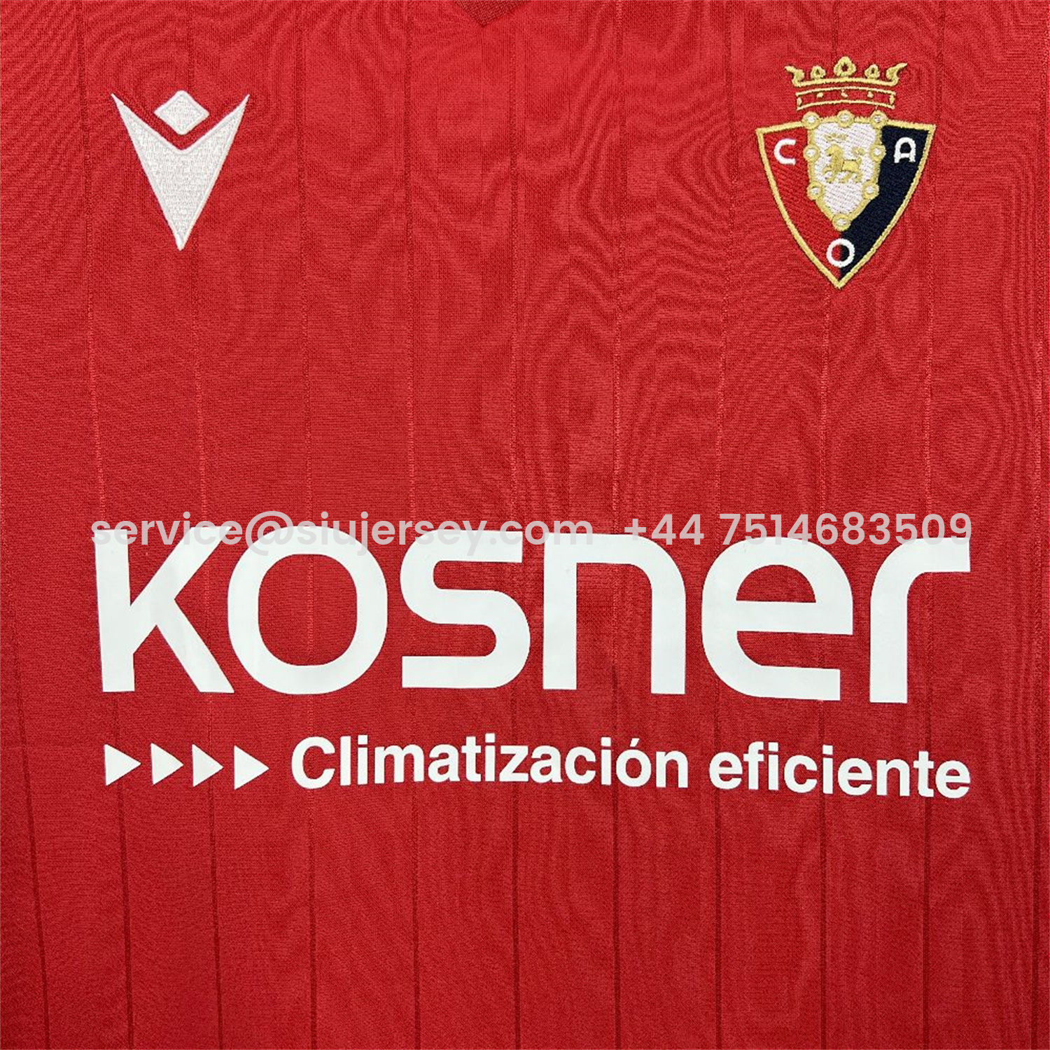 SIUjerseys-Osasuna 25-26 Home Jersey - Fans Version