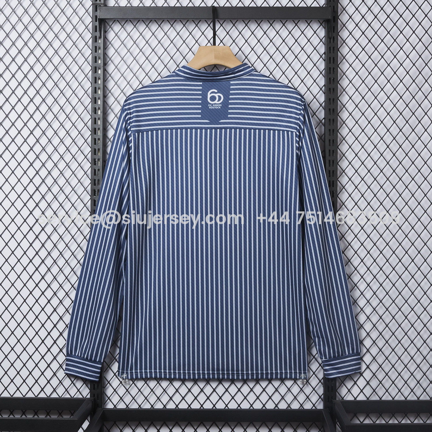 SIUjerseys-Hansa Rostock 25-26 60-Year Anniversary Fisherman Jersey - Fans Version