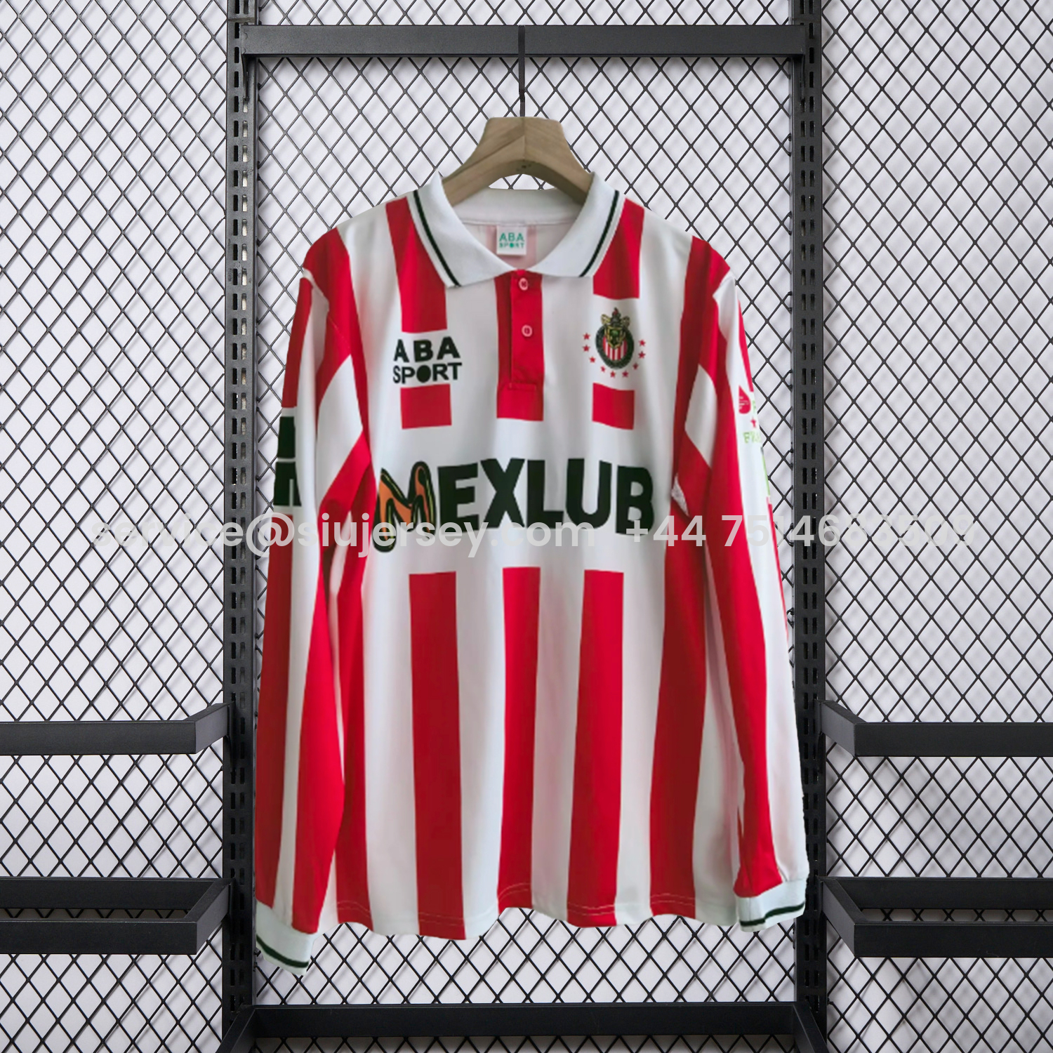 SIUjerseys-Retro Chivas de Guadalajara 1997-98 Home Long Sleeves Jersey