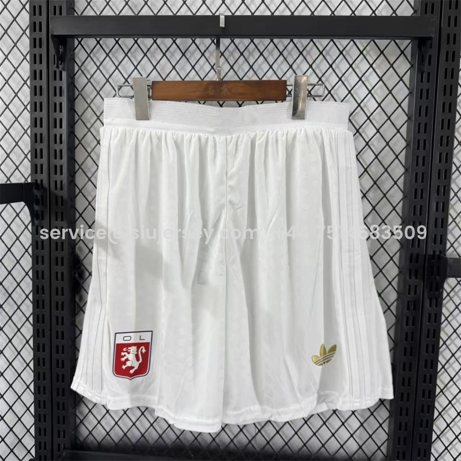 SIUjerseys-Lyon 25-26 Anniversary White Shorts - Player Version