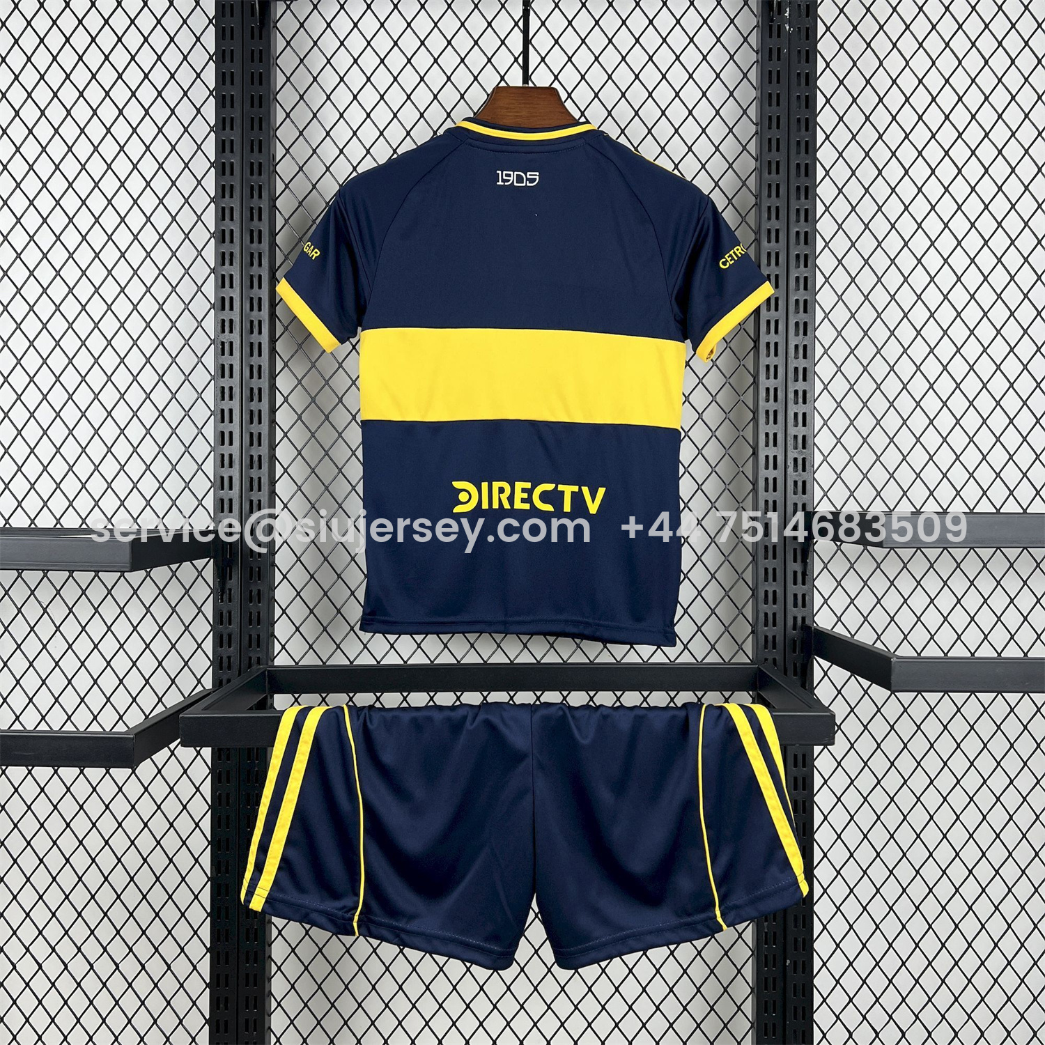 SIUjerseys-Boca Juniors 25-26 Home 120th Anniversary Kids Kit