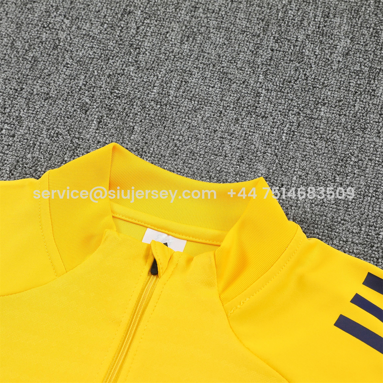 SIUjerseys-Boca Juniors 25-26 Long Sleeves Training Set - Yellow Top & Royal Blue Pants