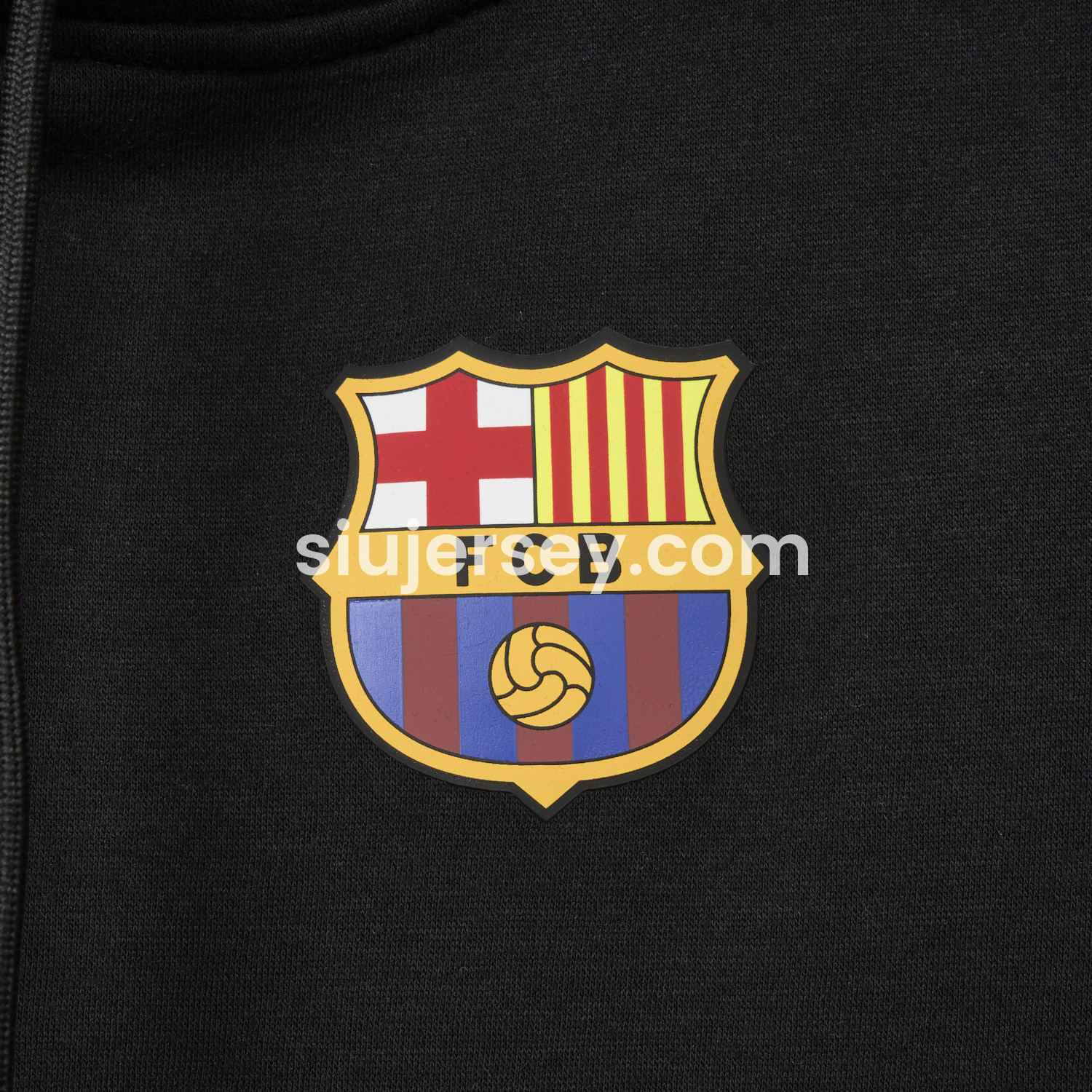 SIUjerseys-Barcelona x Travis Scott Black Unisex Pullover Hoodie