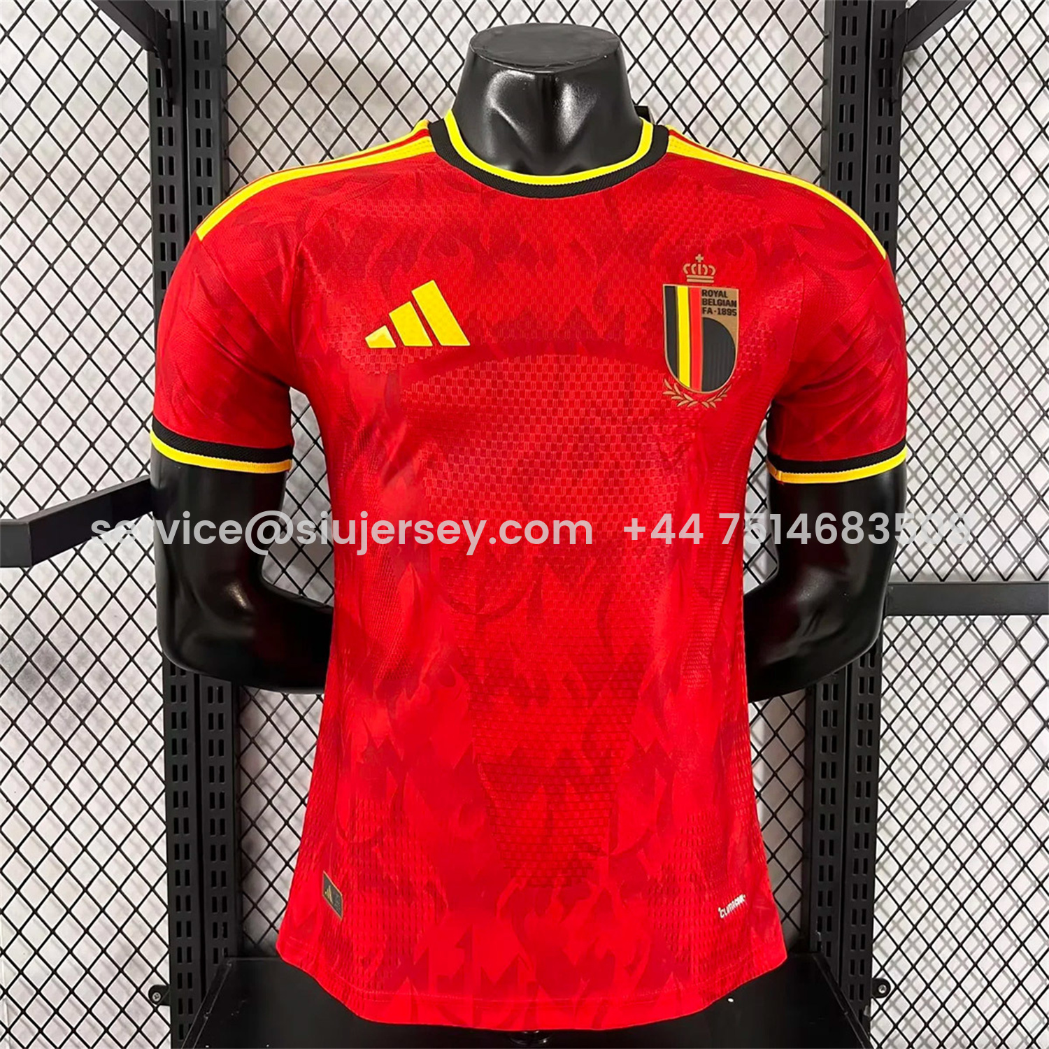 SIUjerseys-Belgium 2026 Home Jersey (Leaked Version) - Player Version