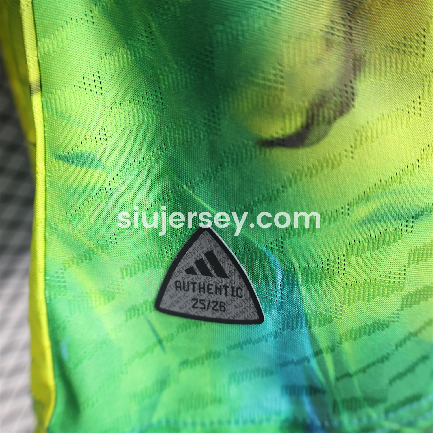 SIUjerseys-Real Madrid 25-26 Green & Yellow Special Edition Jersey - Player Version