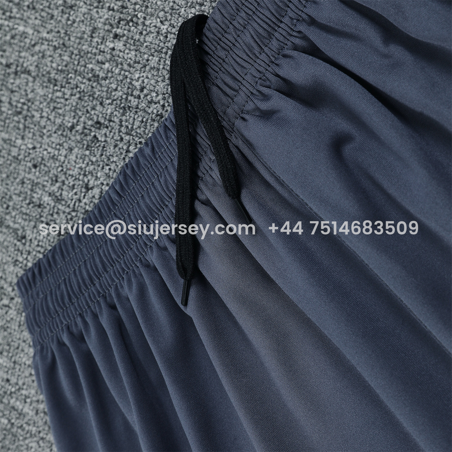 SIUjerseys-Real Madrid 25-26 Long-Sleeve Training Set - Deep Gray Top & Gray Shorts