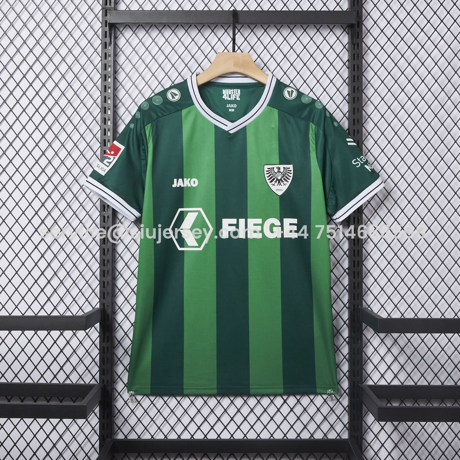 SIUjerseys-Preussen Munster 25-26 Home Jersey - Fans Version