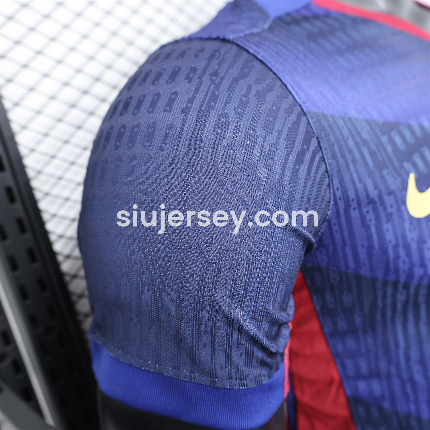 SIUjerseys-Barcelona 25-26 Red Diagonal Special Blue Jersey - Player Version