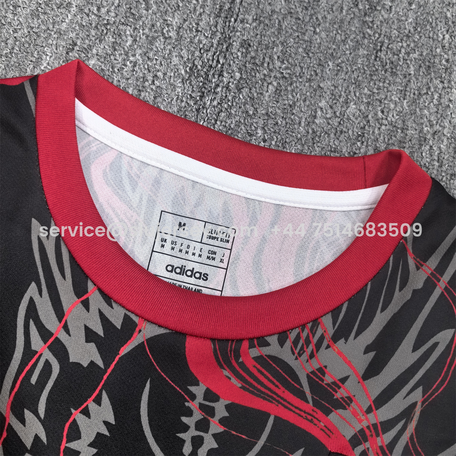 SIUjerseys-Japan 25-26 Black Dragon Black And Red Jersey - Fans Version