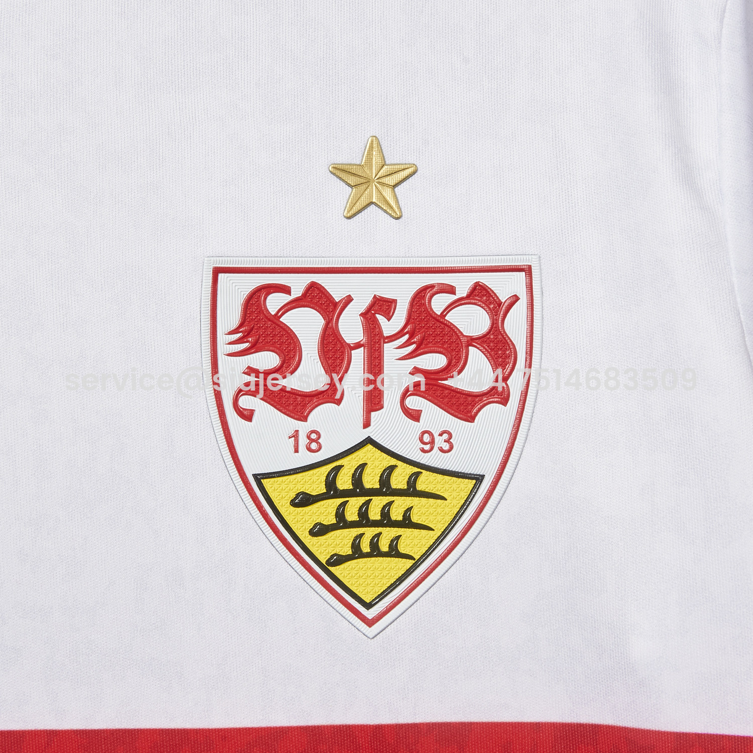 SIUjerseys-VfB Stuttgart 25-26 European Home Long Sleeves Jersey - Fans Version