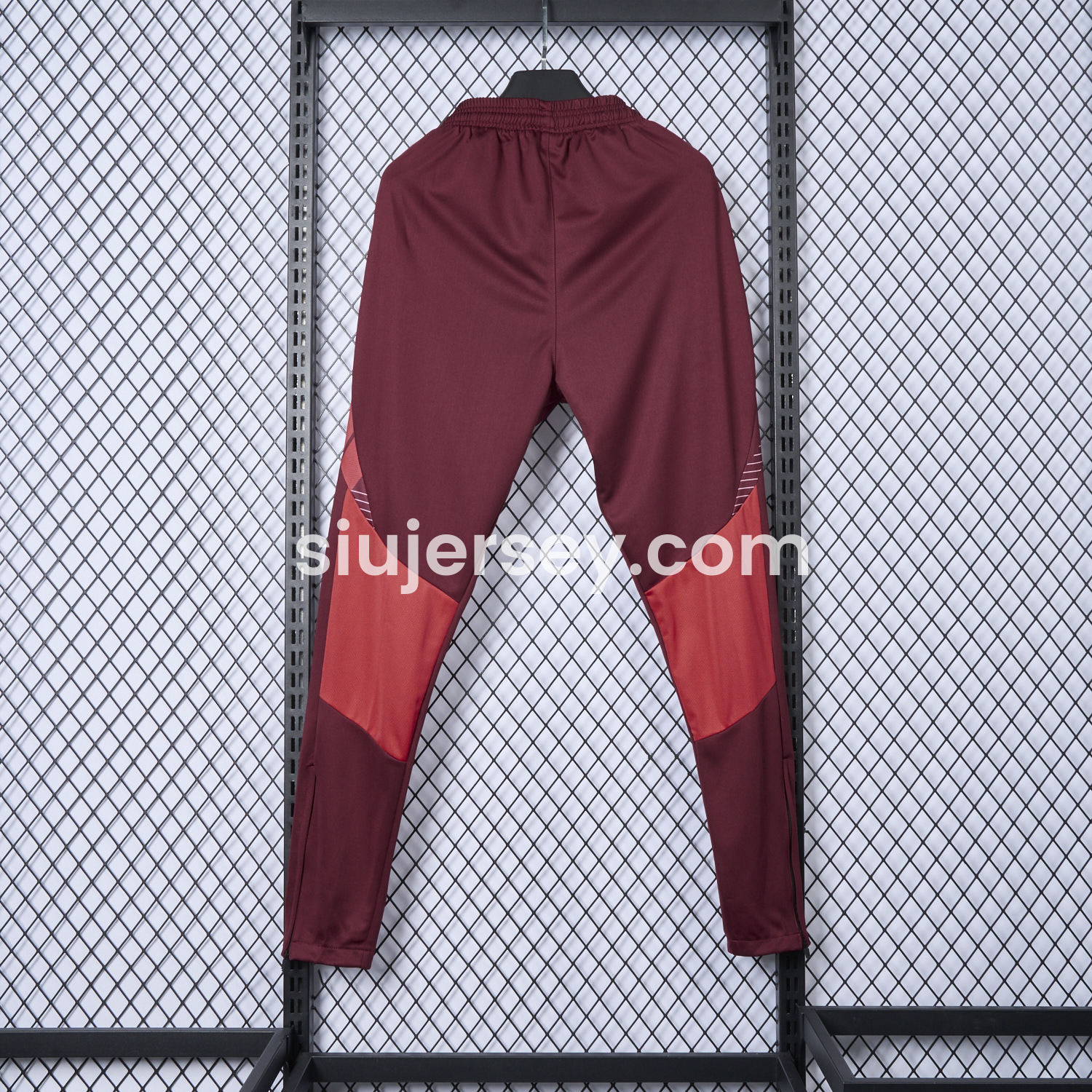 SIUjerseys-AS Roma 24-25 Burgundy Training Pants - Player Version
