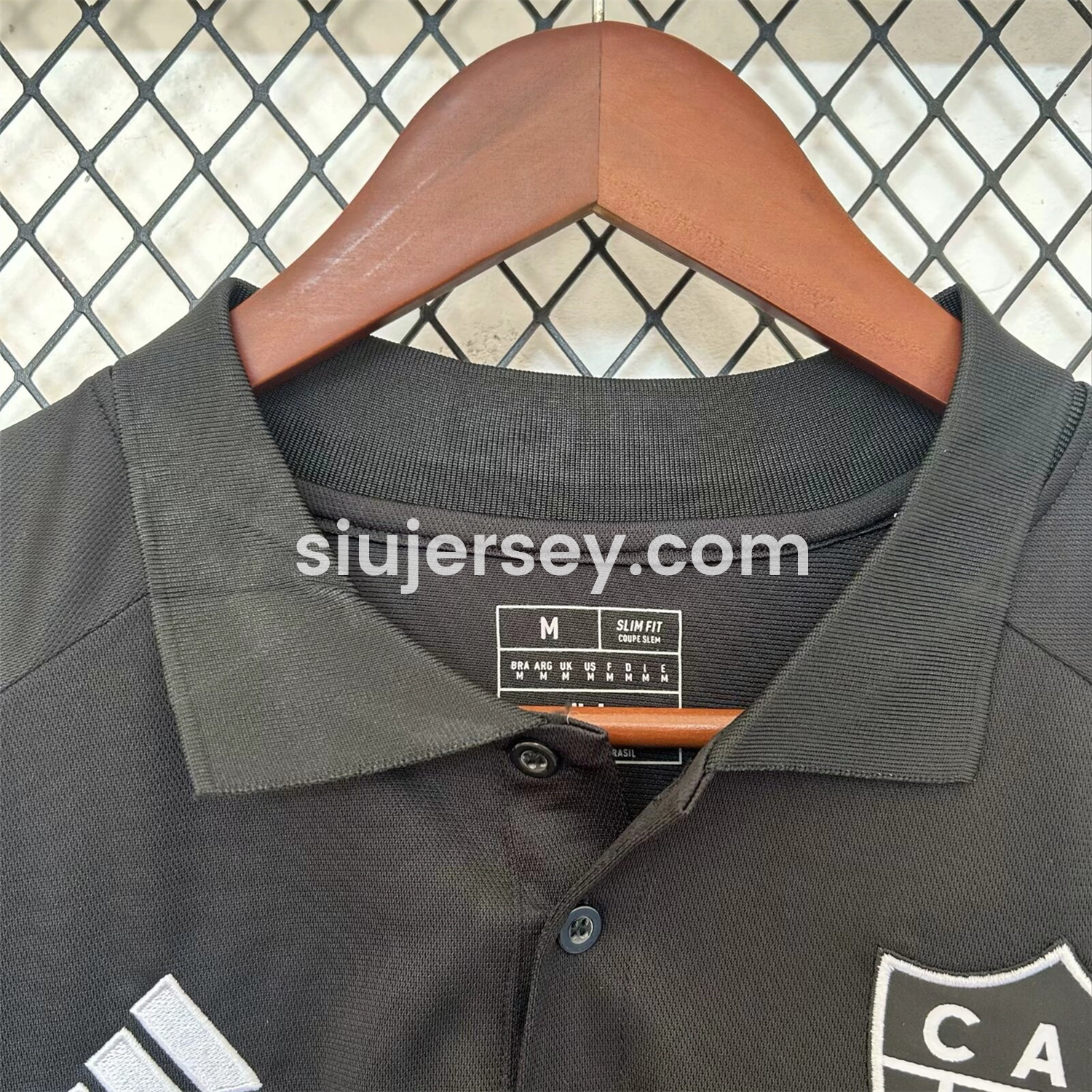 SIUjerseys-Atletico Mineiro 24-25 Black Training Jersey with Polo Collar - Fans Version