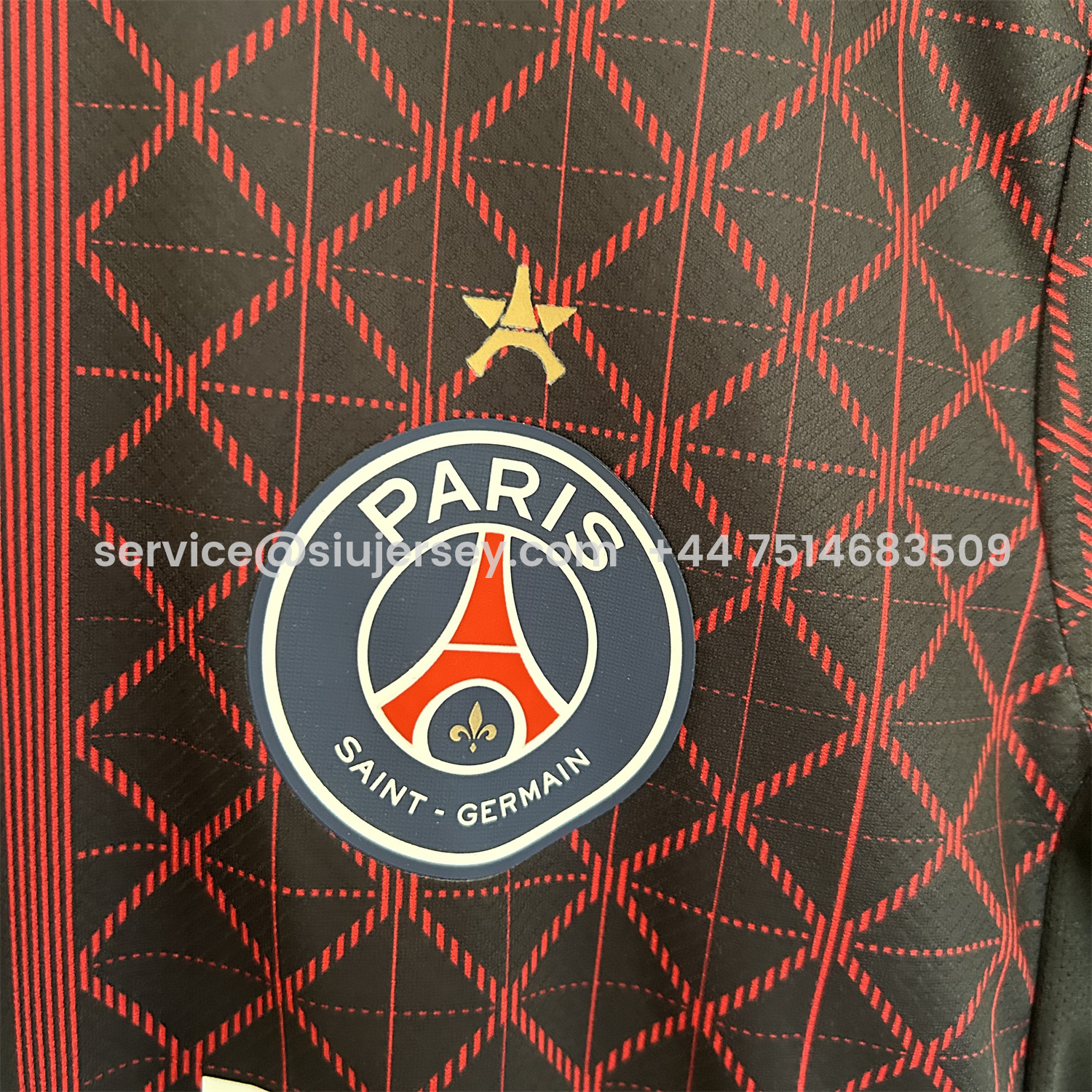 SIUjerseys-Paris Saint-Germain PSG 25-26 Red Pre-Match Training Jersey - Fans Version