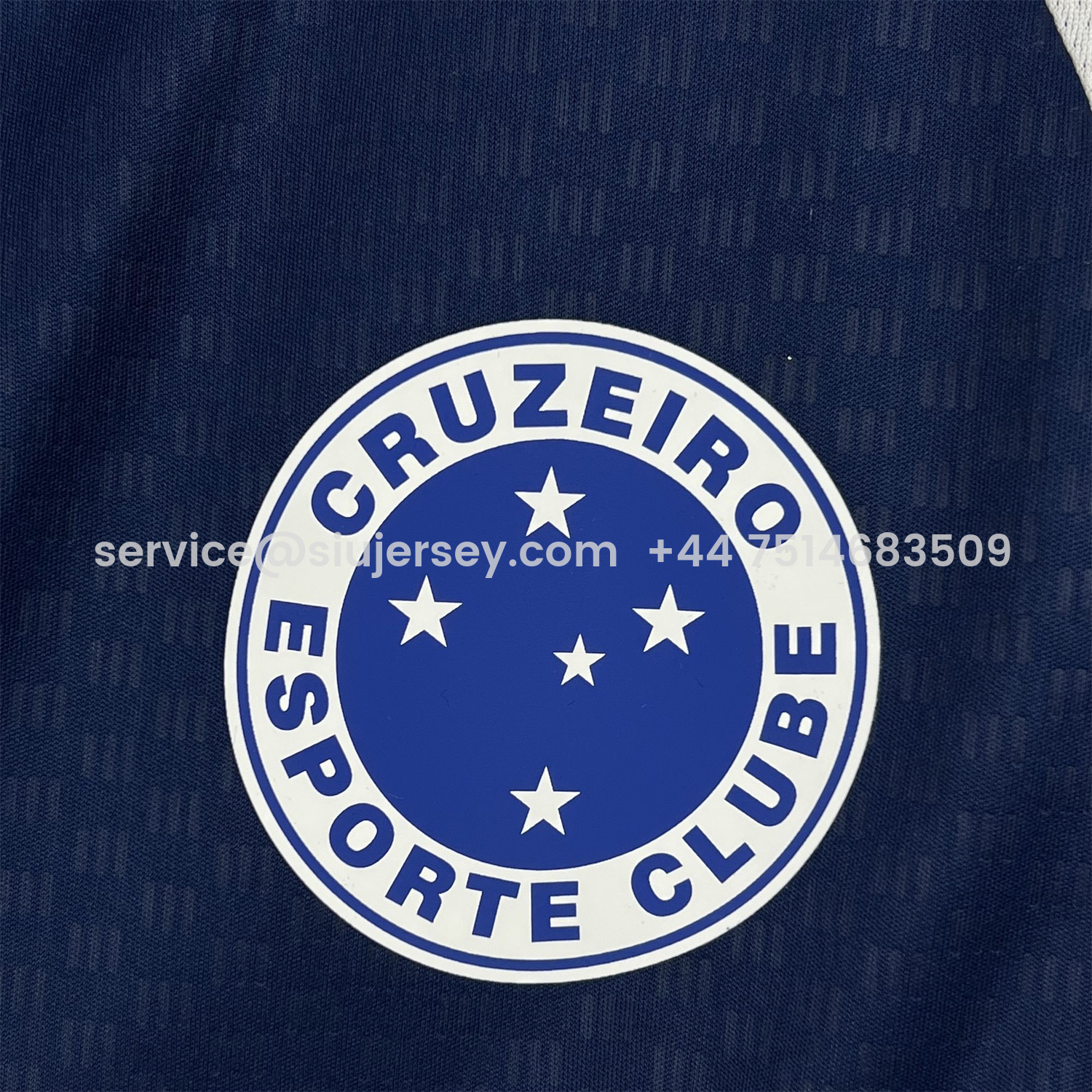 SIUjerseys-Cruzeiro 25-26 Pre-Match Dark Blue Training Vest - Fans Version