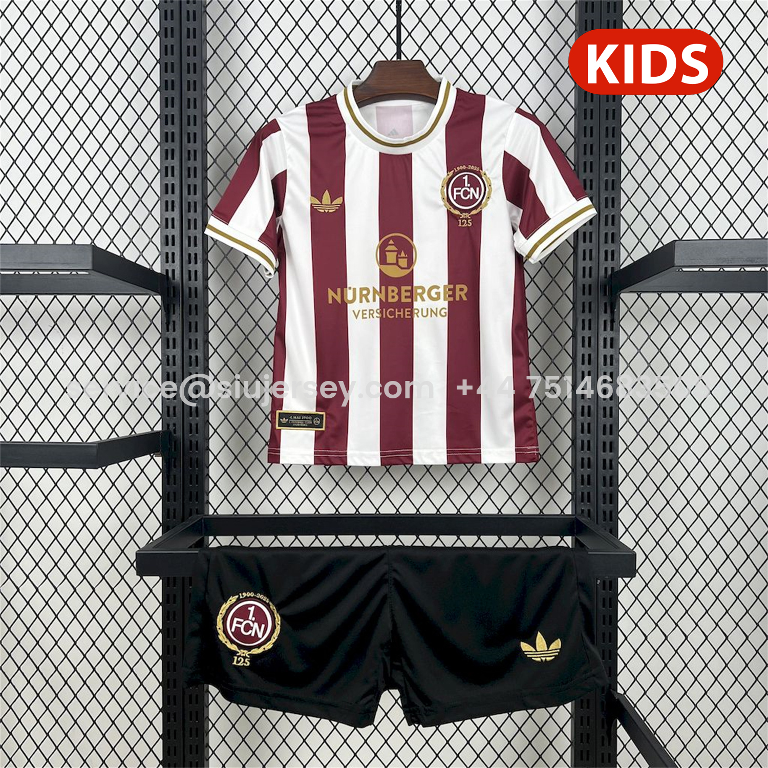 SIUjerseys-Nürnberg 24-25 125-Year Anniversary Kids Kit with Sponsor