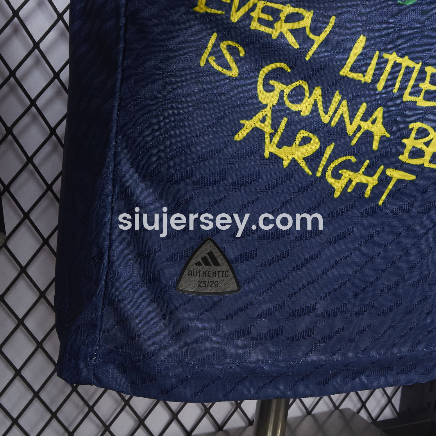 SIUjerseys-Ajax x B-O-B Marly 2025-26 40th Blue Special Edition Jersey - Player Version