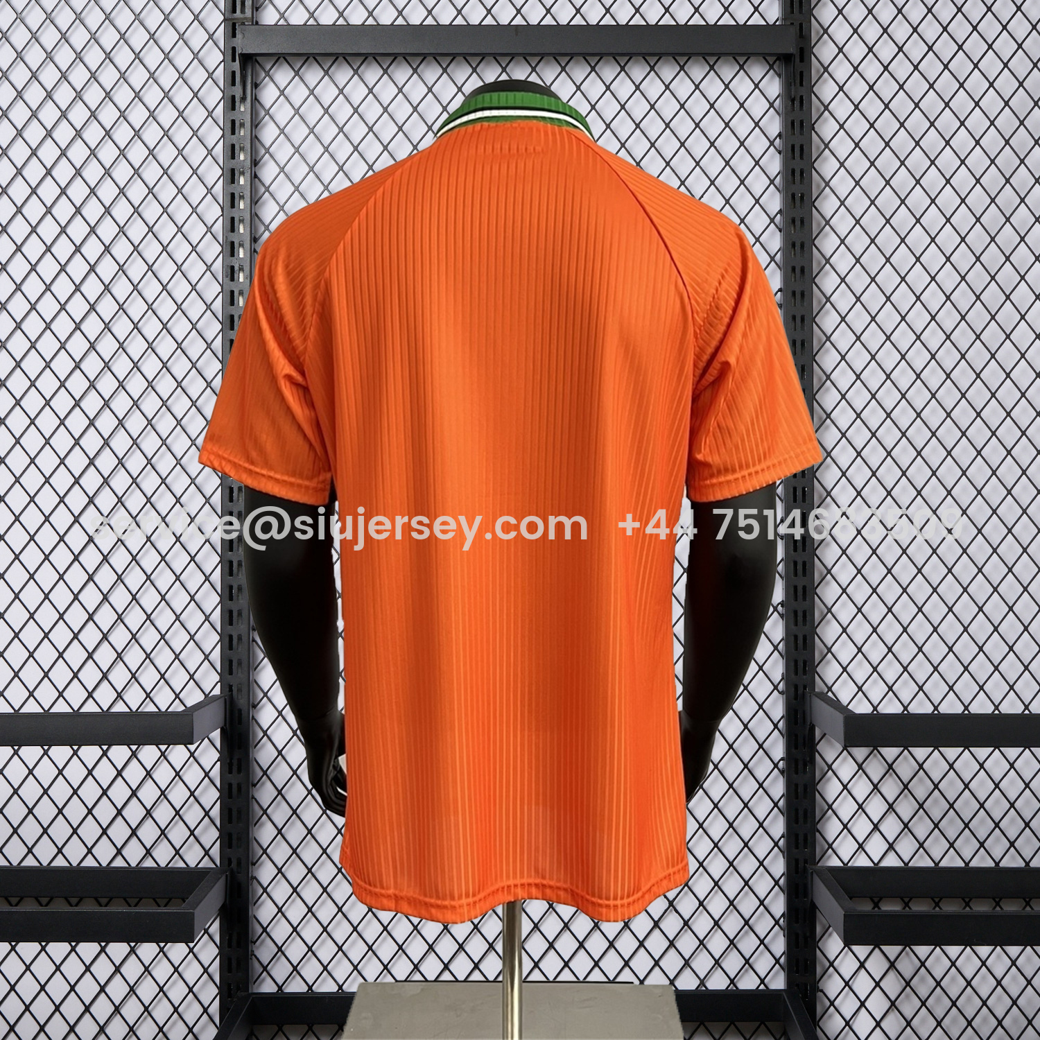 SIUjerseys-Retro Ireland 1996-97 Away Orange Jersey