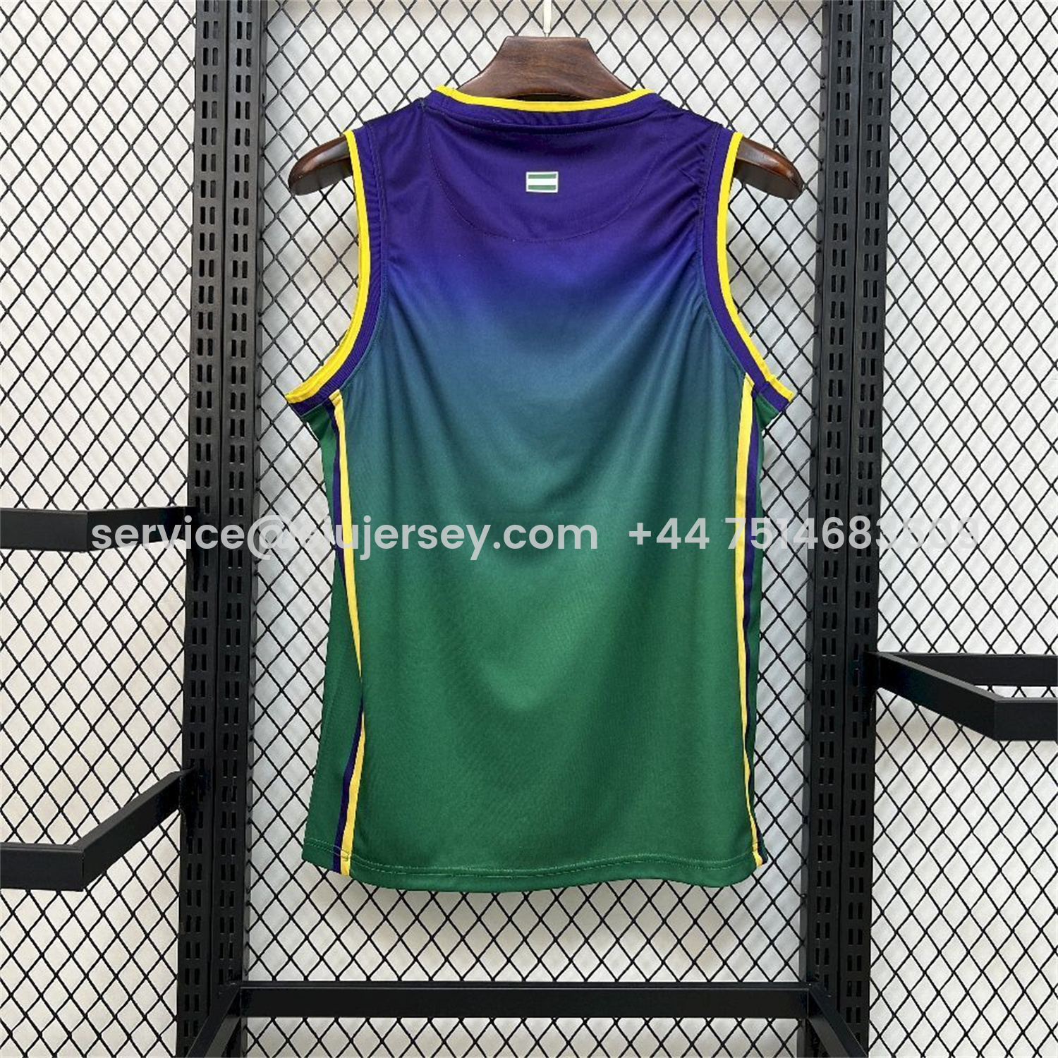 SIUjerseys-Malaga 25-26 Green Basketball Training Vest - Fans Version