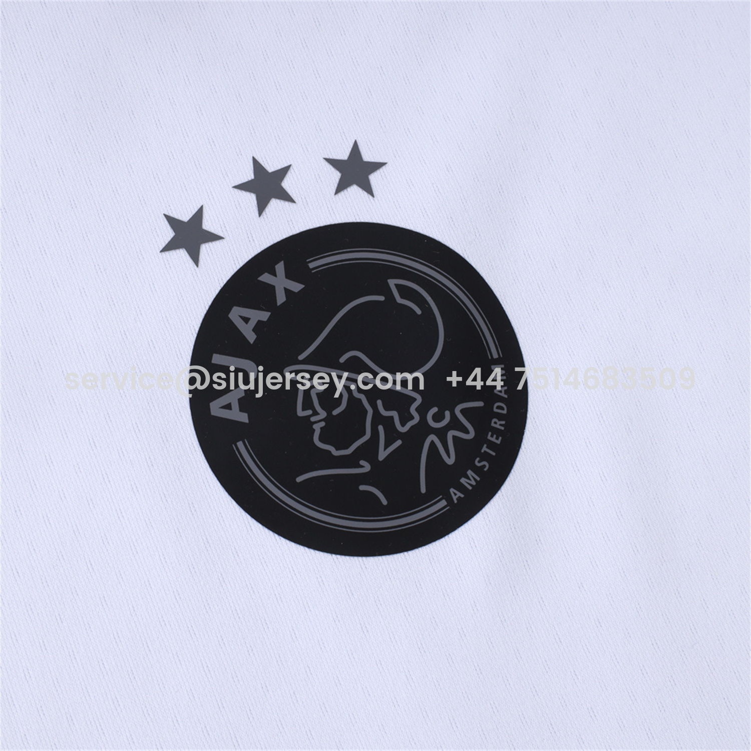 SIUjerseys-Ajax 25-26 Training Hoodie Set - White Hoodie and White Pants