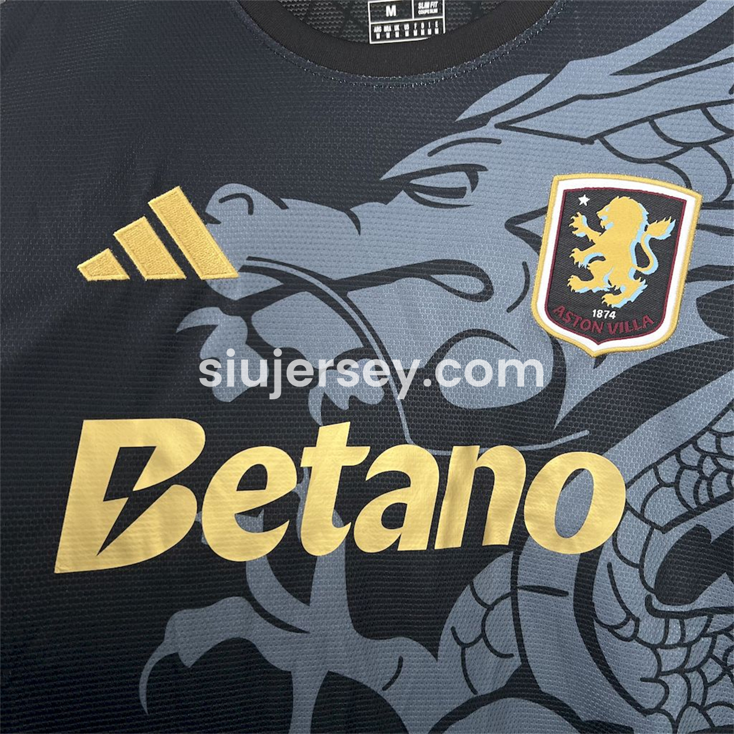 SIUjerseys-Aston Villa 25-26 Black Special Edition Jersey - Fans Version