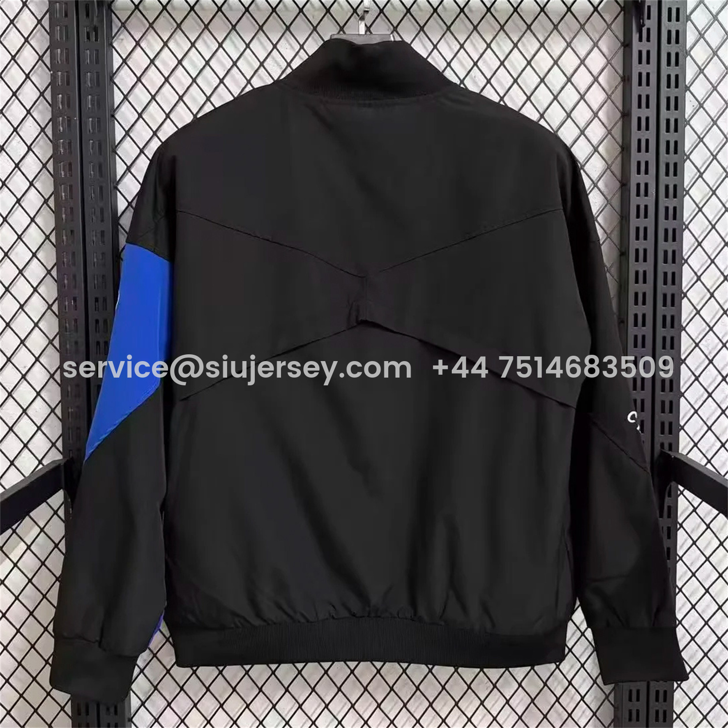 SIUjerseys-C.H.E.L.S.E.A 25-26 Windbreaker Jacket - Black And Blue