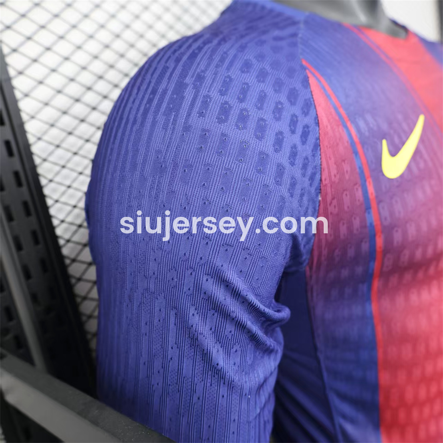 SIUjerseys-Barcelona 25-26 Home Long Sleeves Jersey (Leaked Version 2) - Player Version