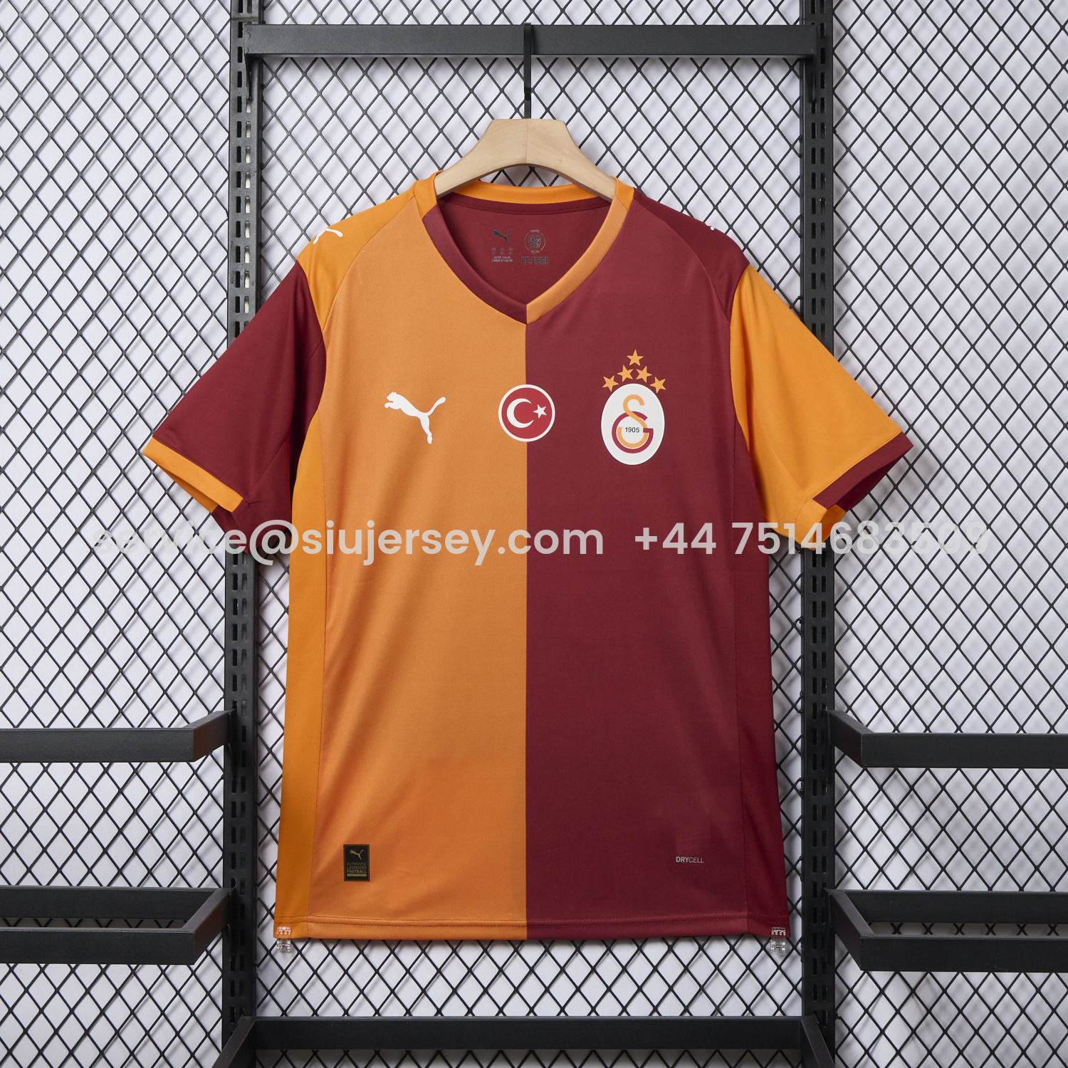 SIUjerseys-Galatasaray 25-26 Home Unsponsored Jersey with Five Stars - Fans Version